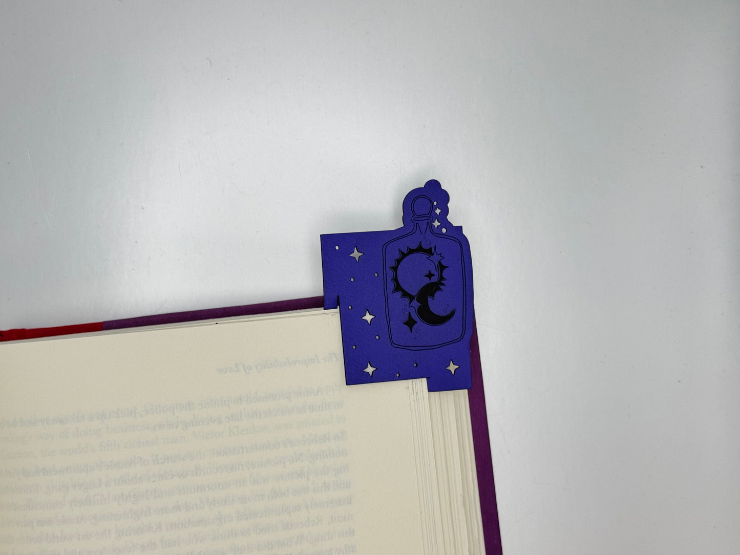 Cute Leatherette Corner Bookmarks