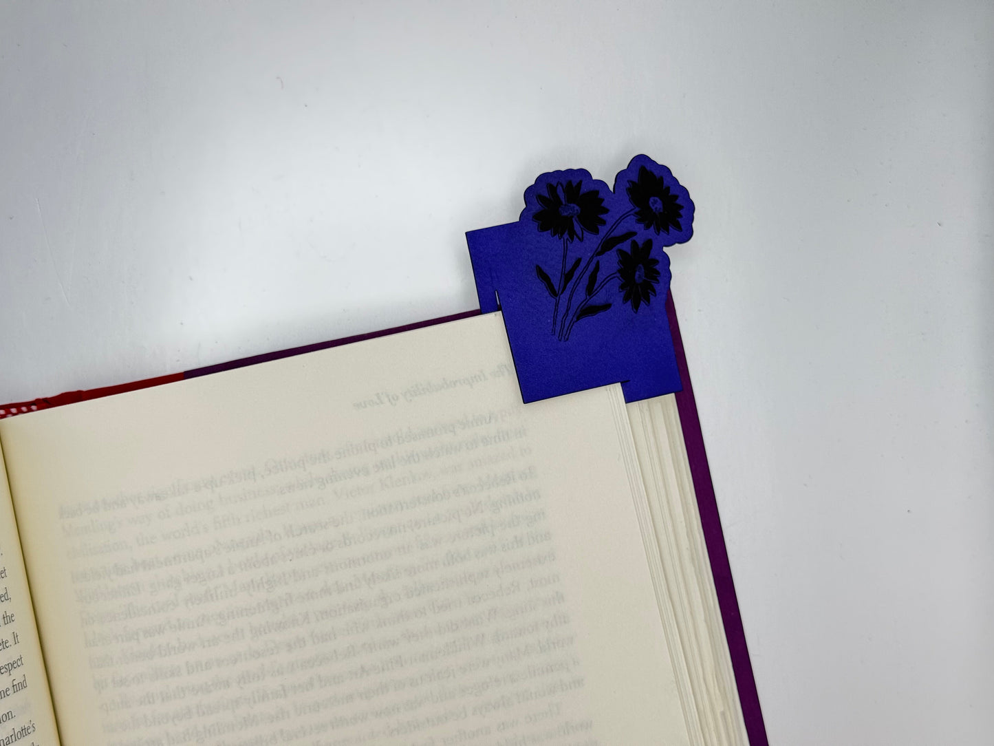 Cute Leatherette Corner Bookmarks