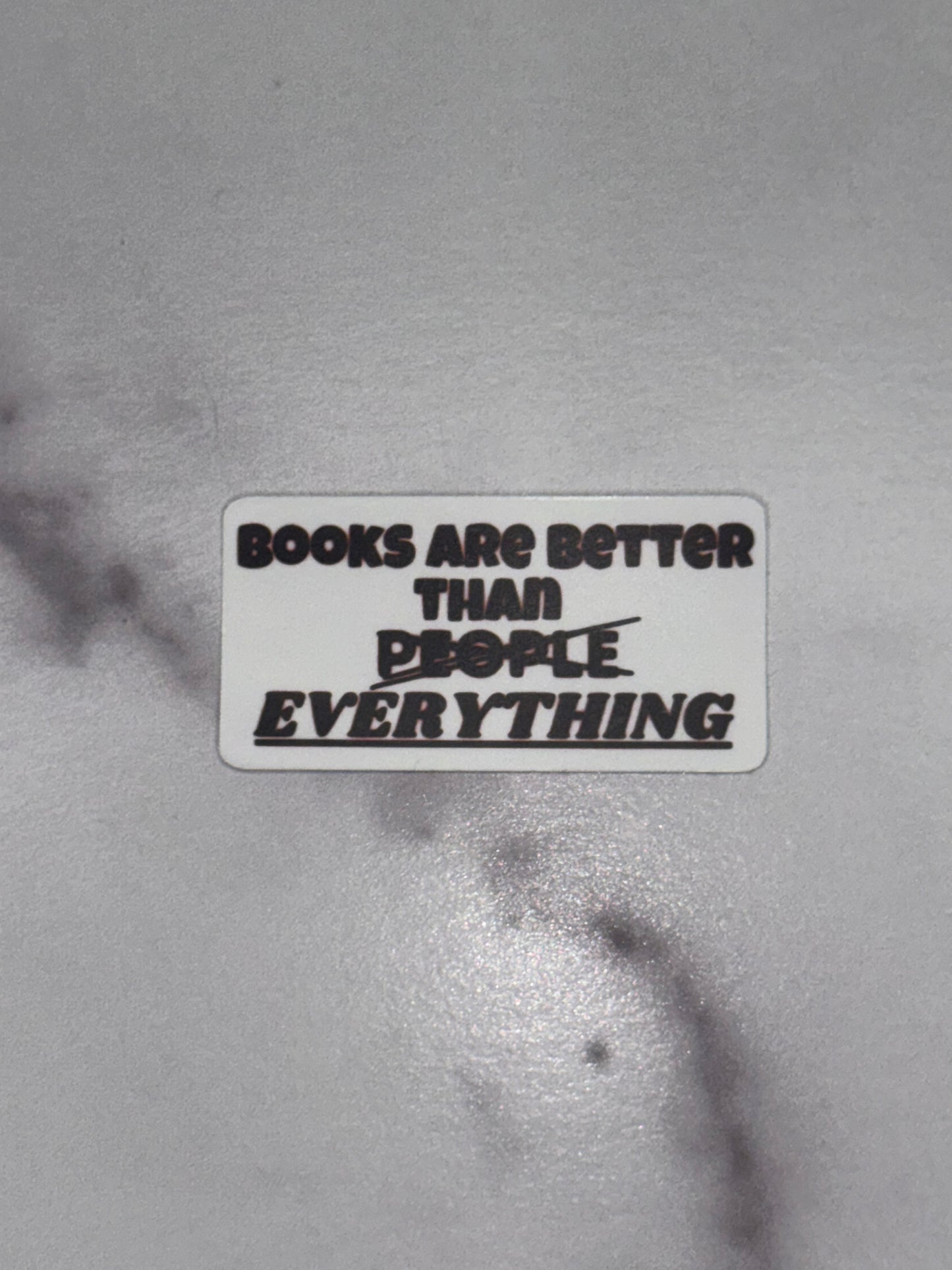 ✨ Books are Better than Everything Vinyl Sticker – Waterproof & Durable
