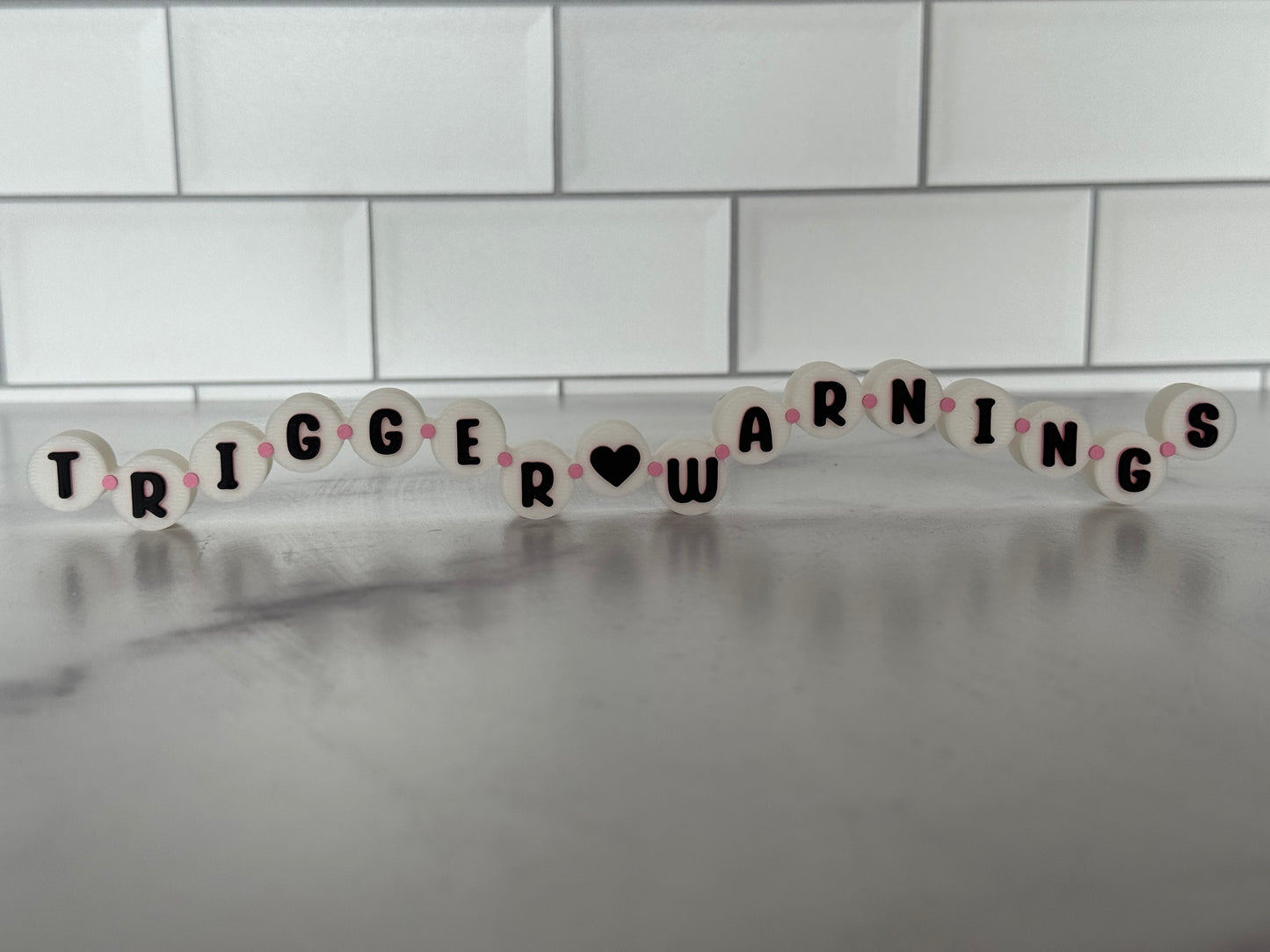 Friendship Bracelet Book Decor | BookTok Shelf Accessories | 6 Styles