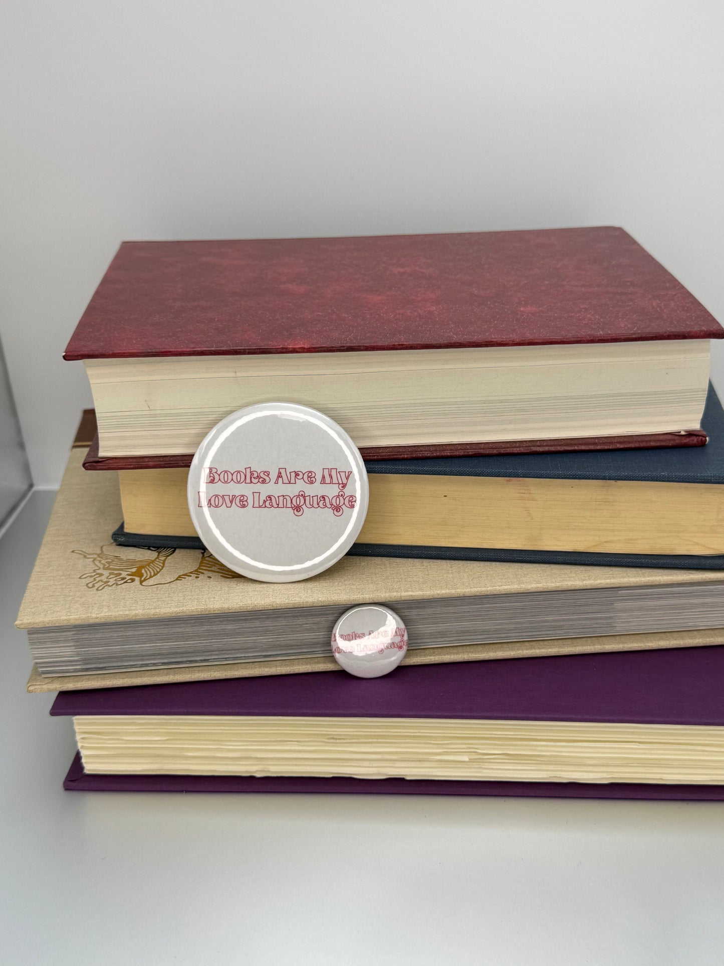 Book Lover Buttons