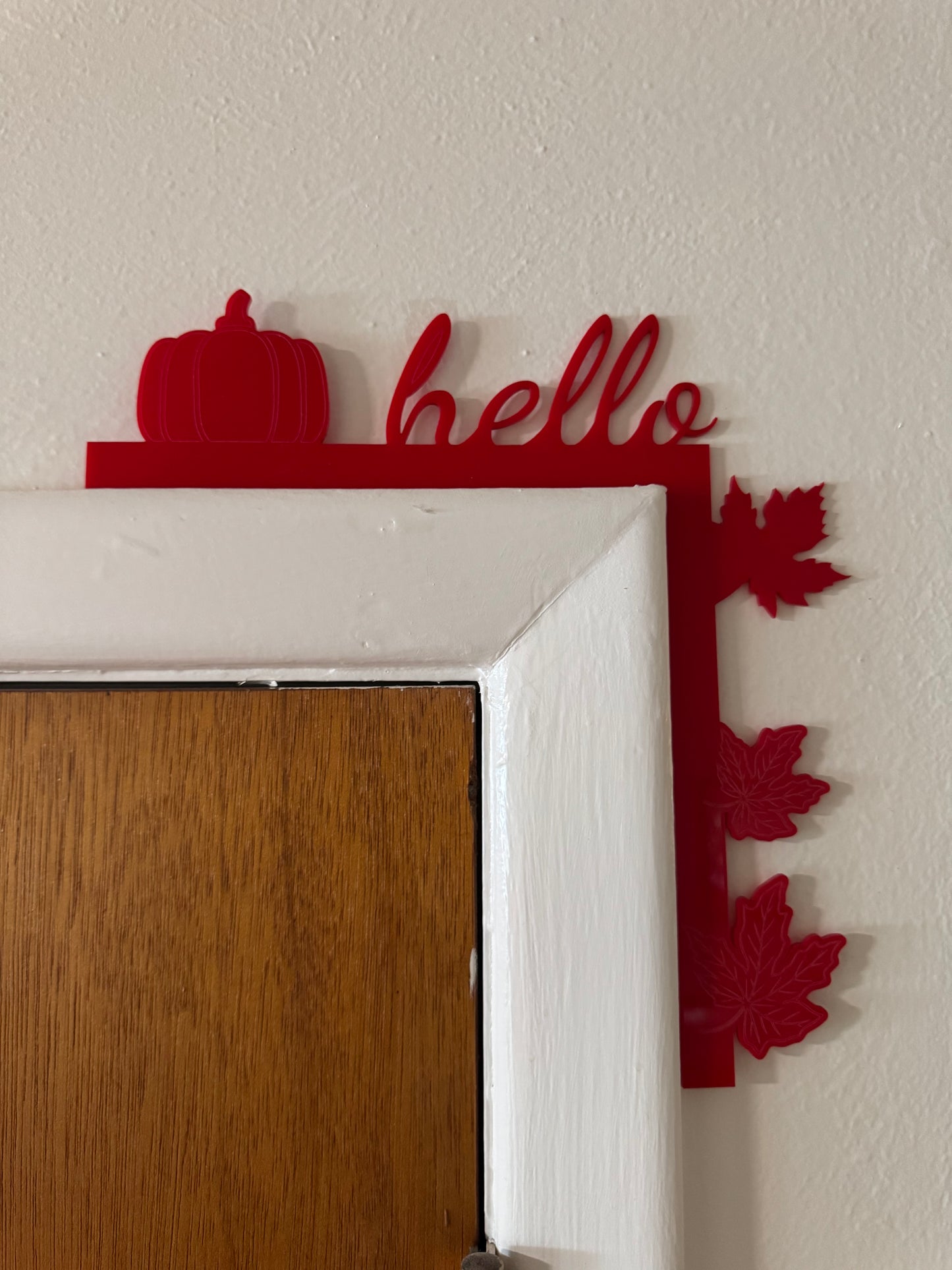 π Fall-Themed Door Corner Toppers