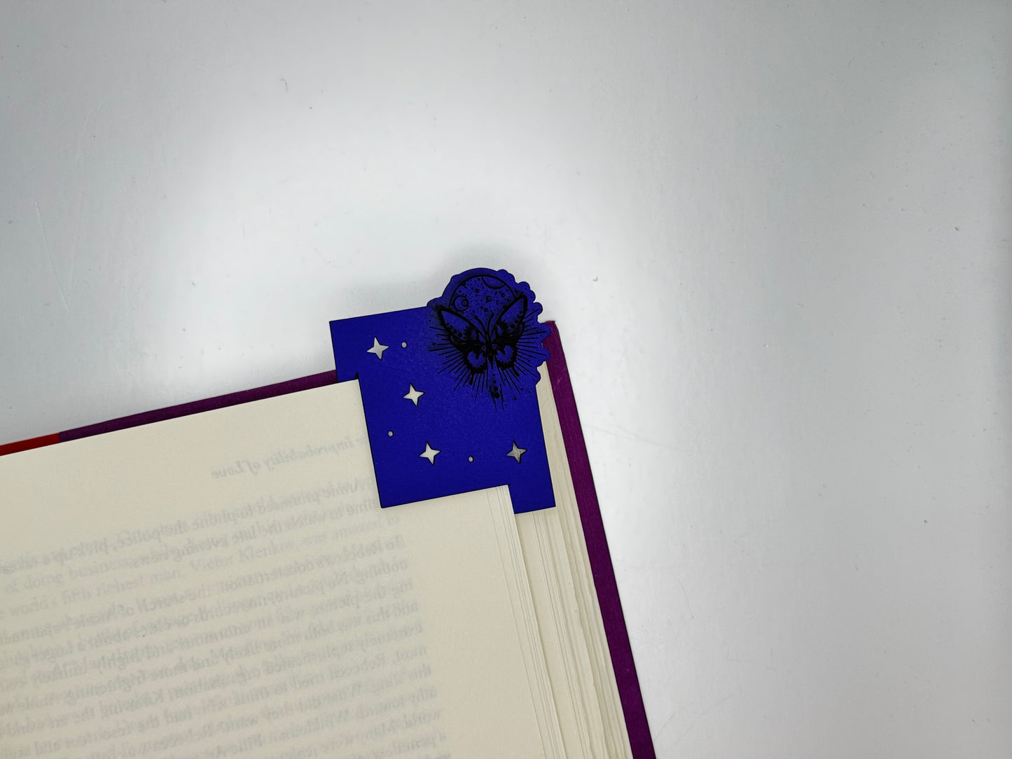 Cute Leatherette Corner Bookmarks