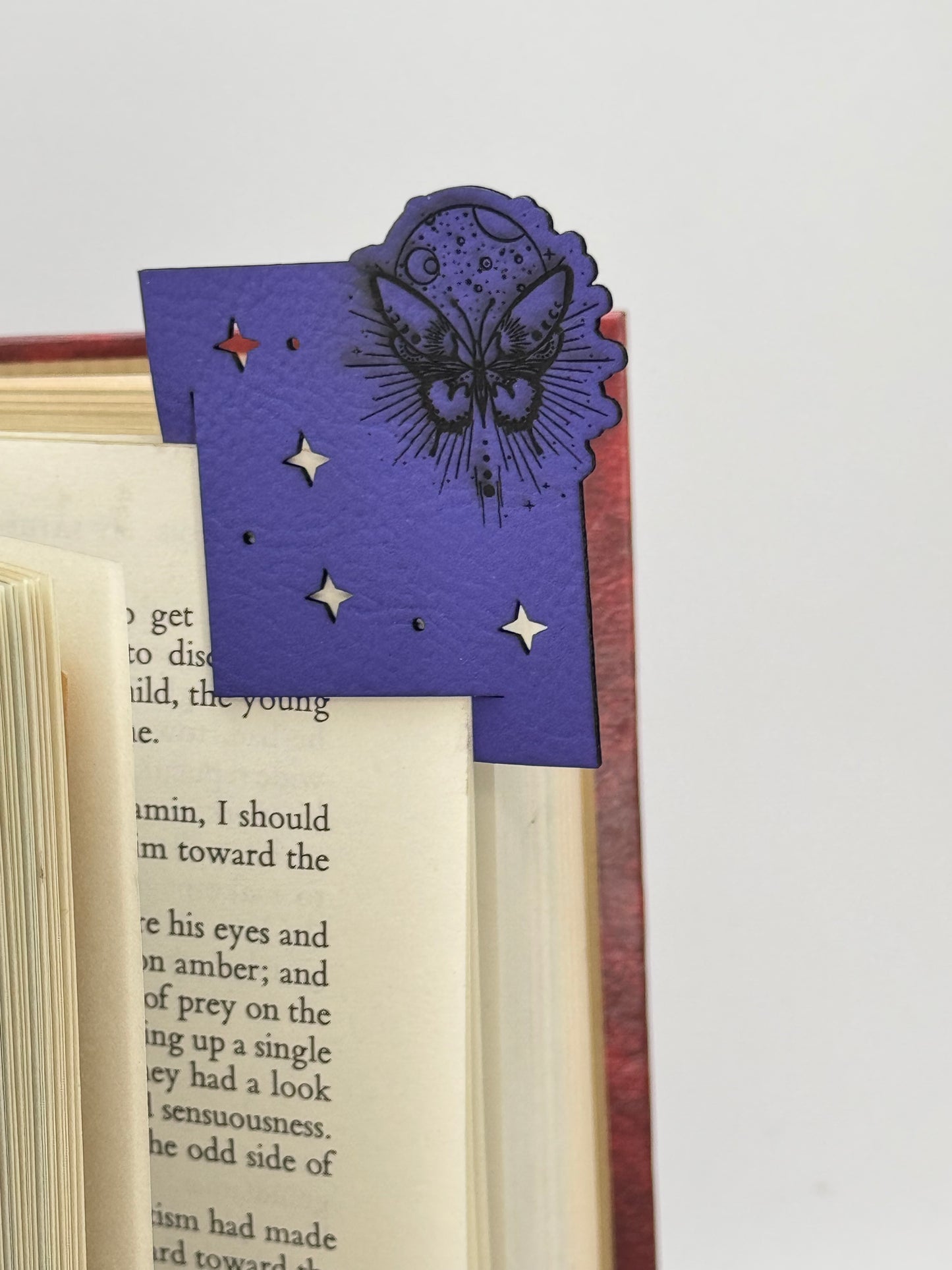 Cute Leatherette Corner Bookmarks