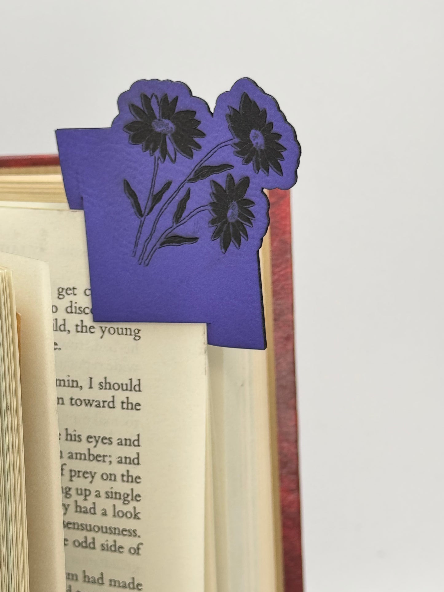 Cute Leatherette Corner Bookmarks
