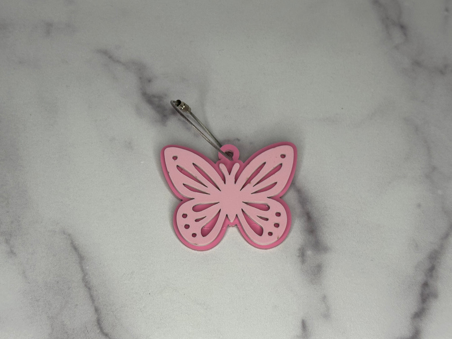 🦋 Personalized Butterfly Bag Tag