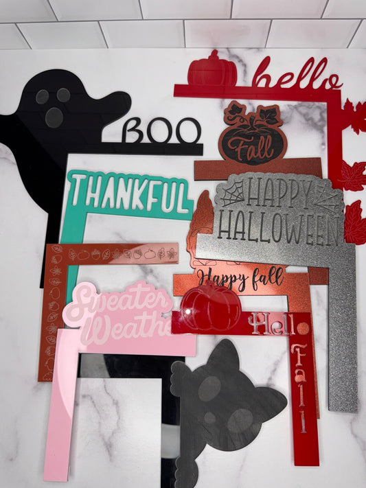 🍁 Fall-Themed Door Corner Toppers
