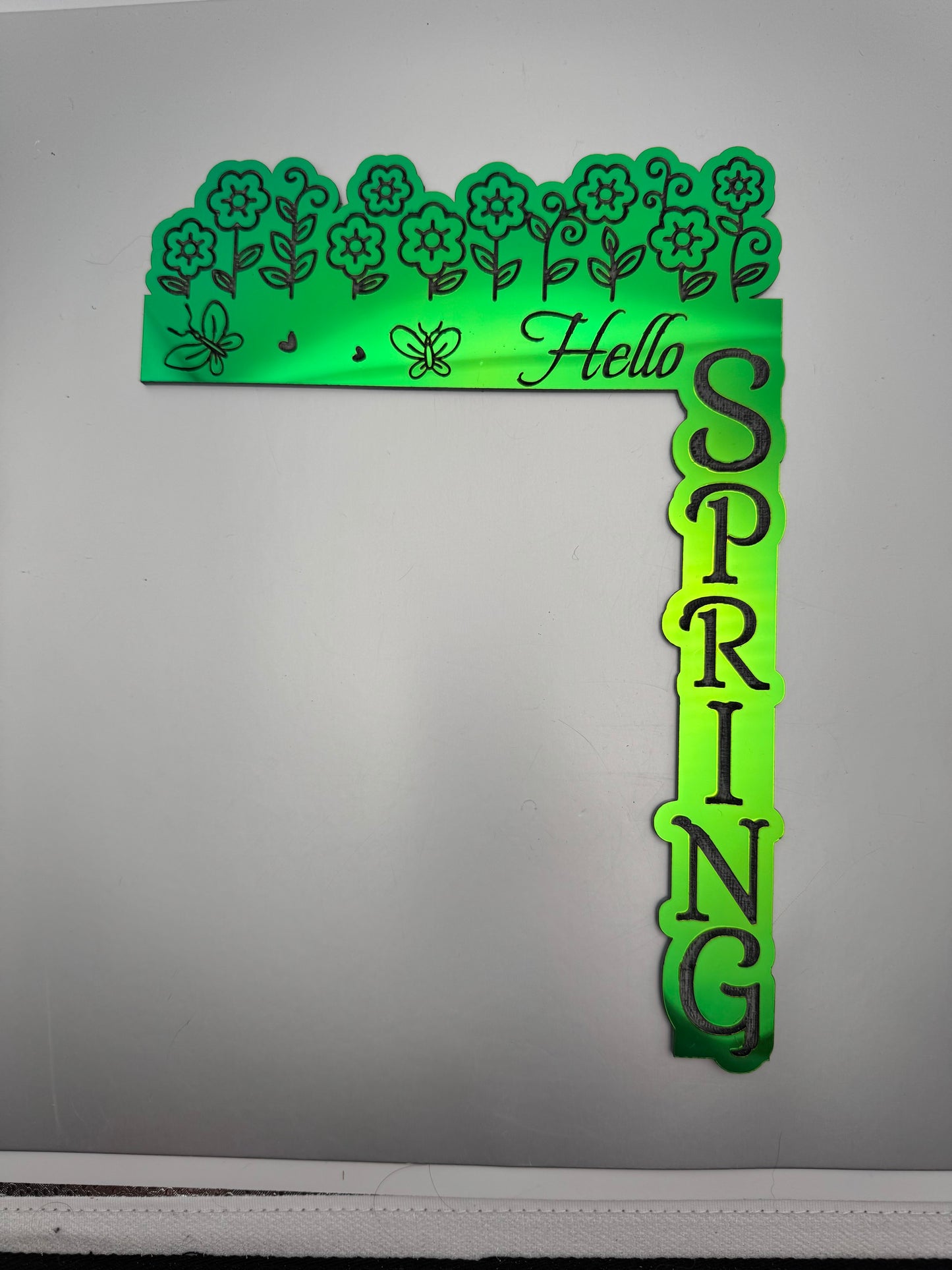 Acrylic Door Corner Decoration | Spring Door Toppers | Perfect Decoration