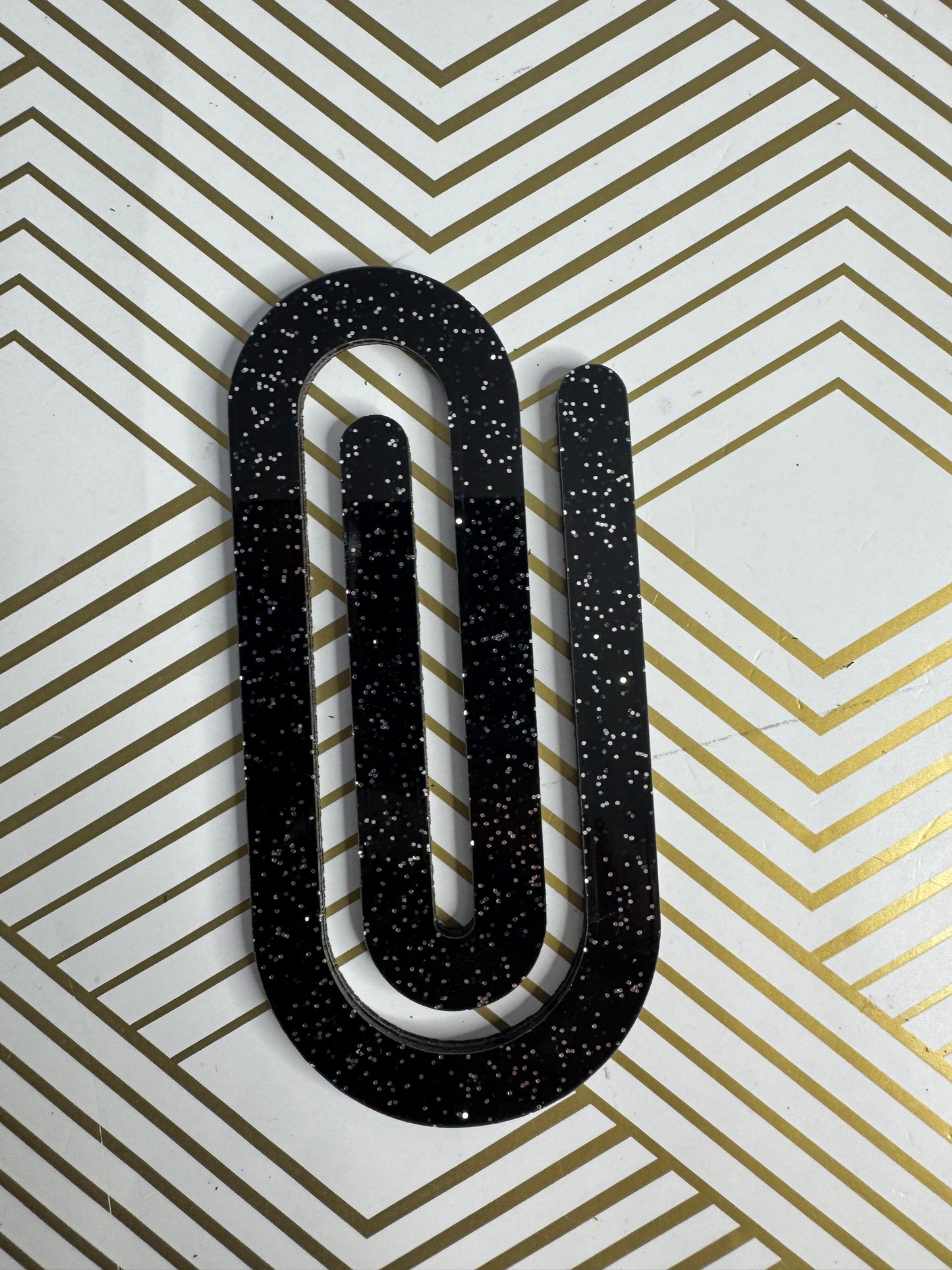 Acrylic jumbo Paperclip Bookmark | Perfect gift for Readers, Teachers and Students a like