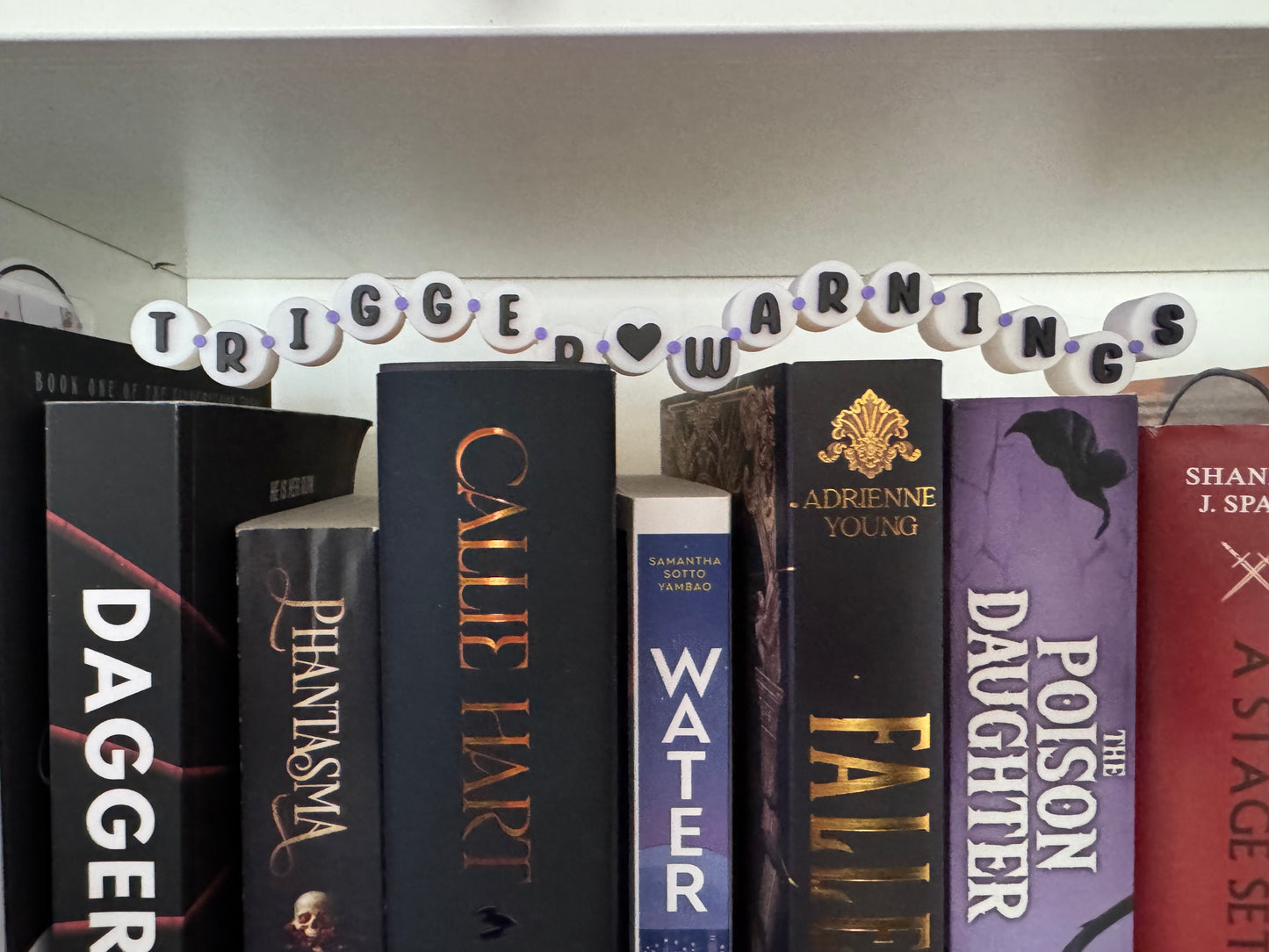 Friendship Bracelet Book Decor | BookTok Shelf Accessories | 6 Styles