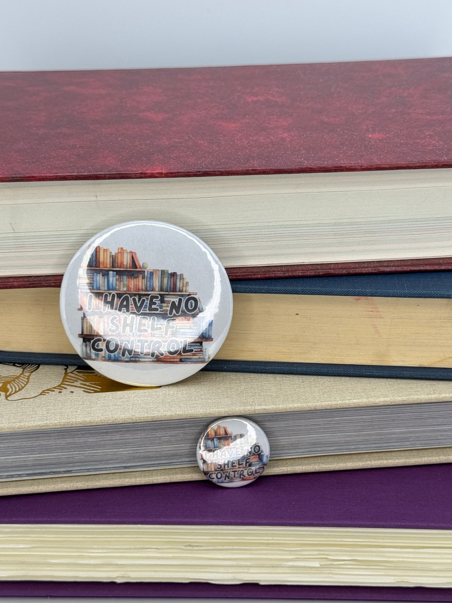 Book Lover Buttons