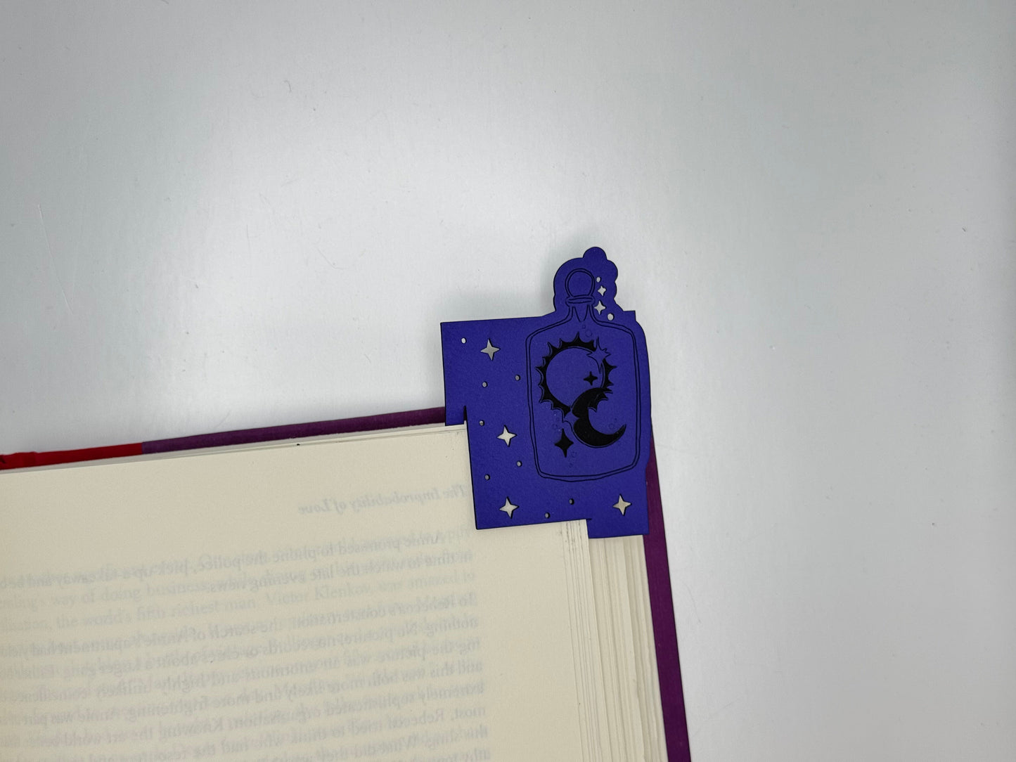 Cute Leatherette Corner Bookmarks