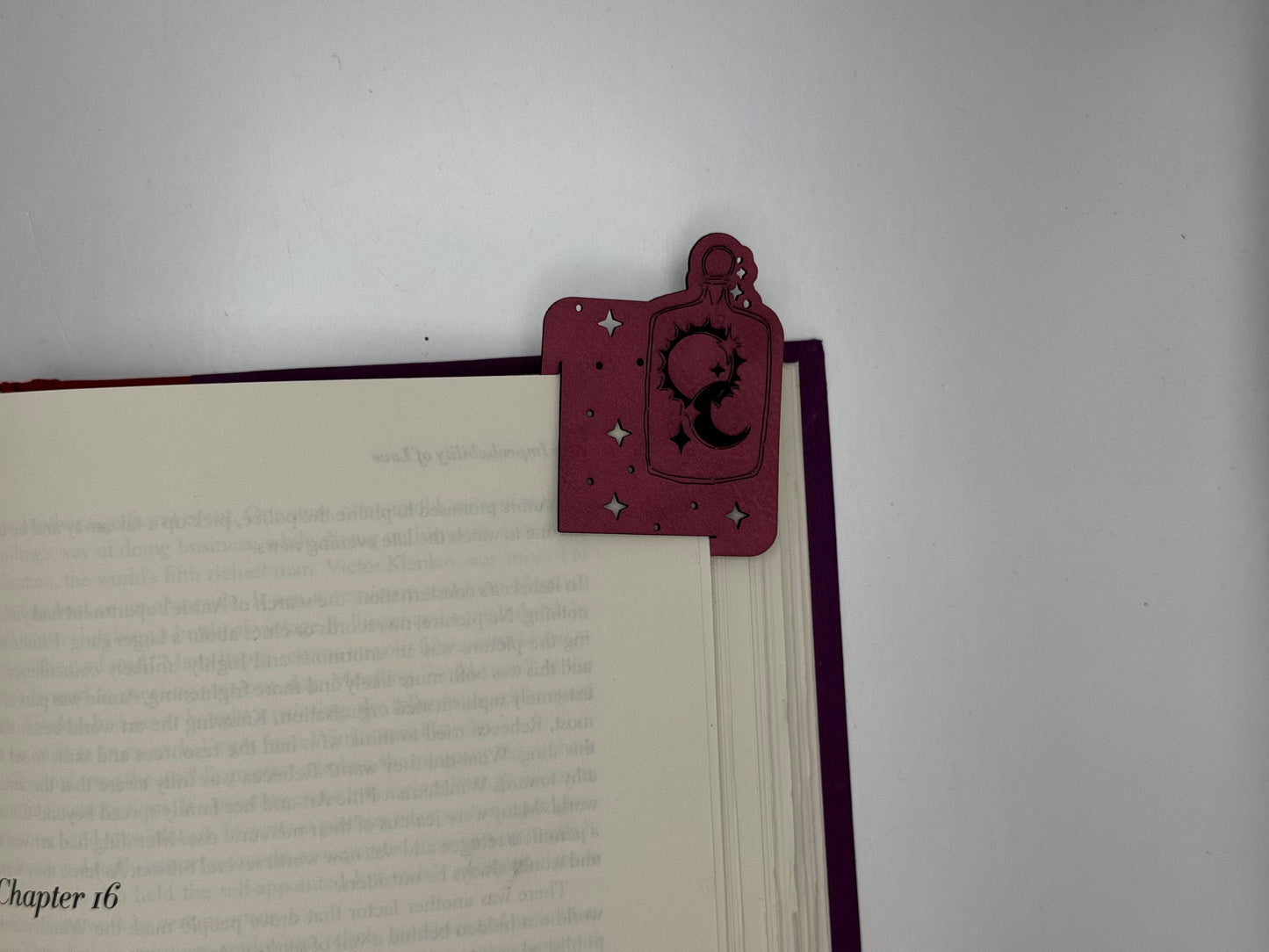 Cute Leatherette Corner Bookmarks