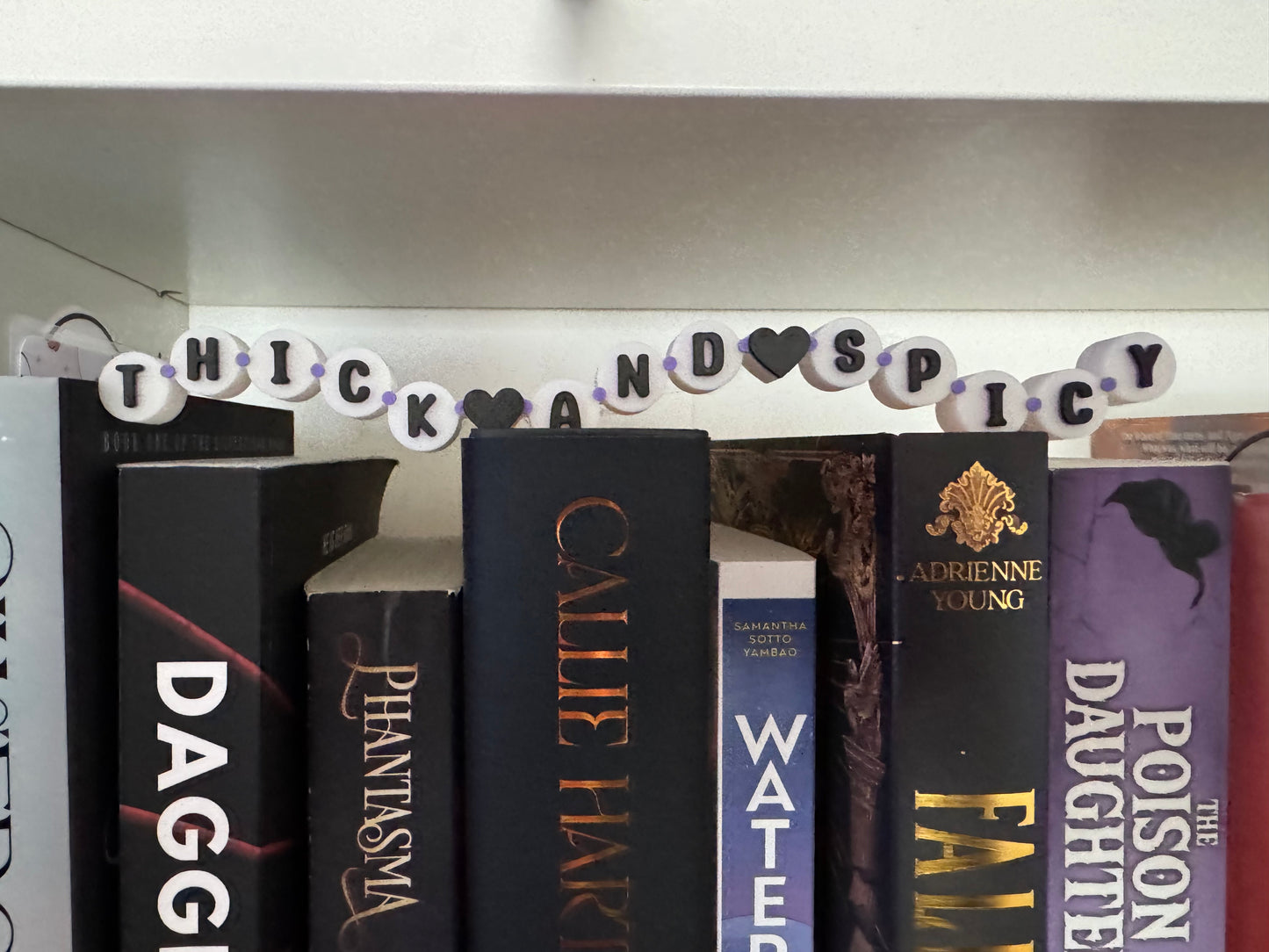 Friendship Bracelet Book Decor | BookTok Shelf Accessories | 6 Styles