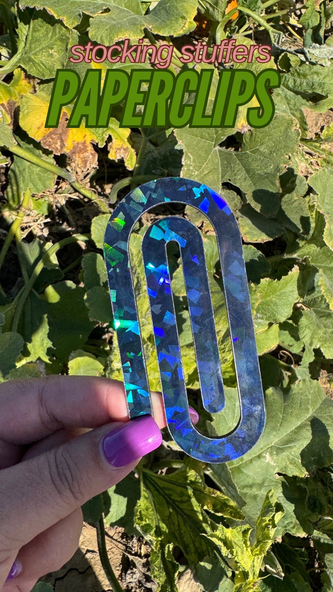 Acrylic jumbo Paperclip Bookmark | Perfect gift for Readers, Teachers and Students a like