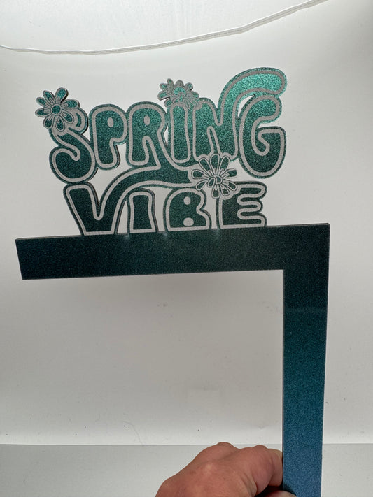 Acrylic Door Corner Decoration | Spring Door Toppers | Perfect Decoration
