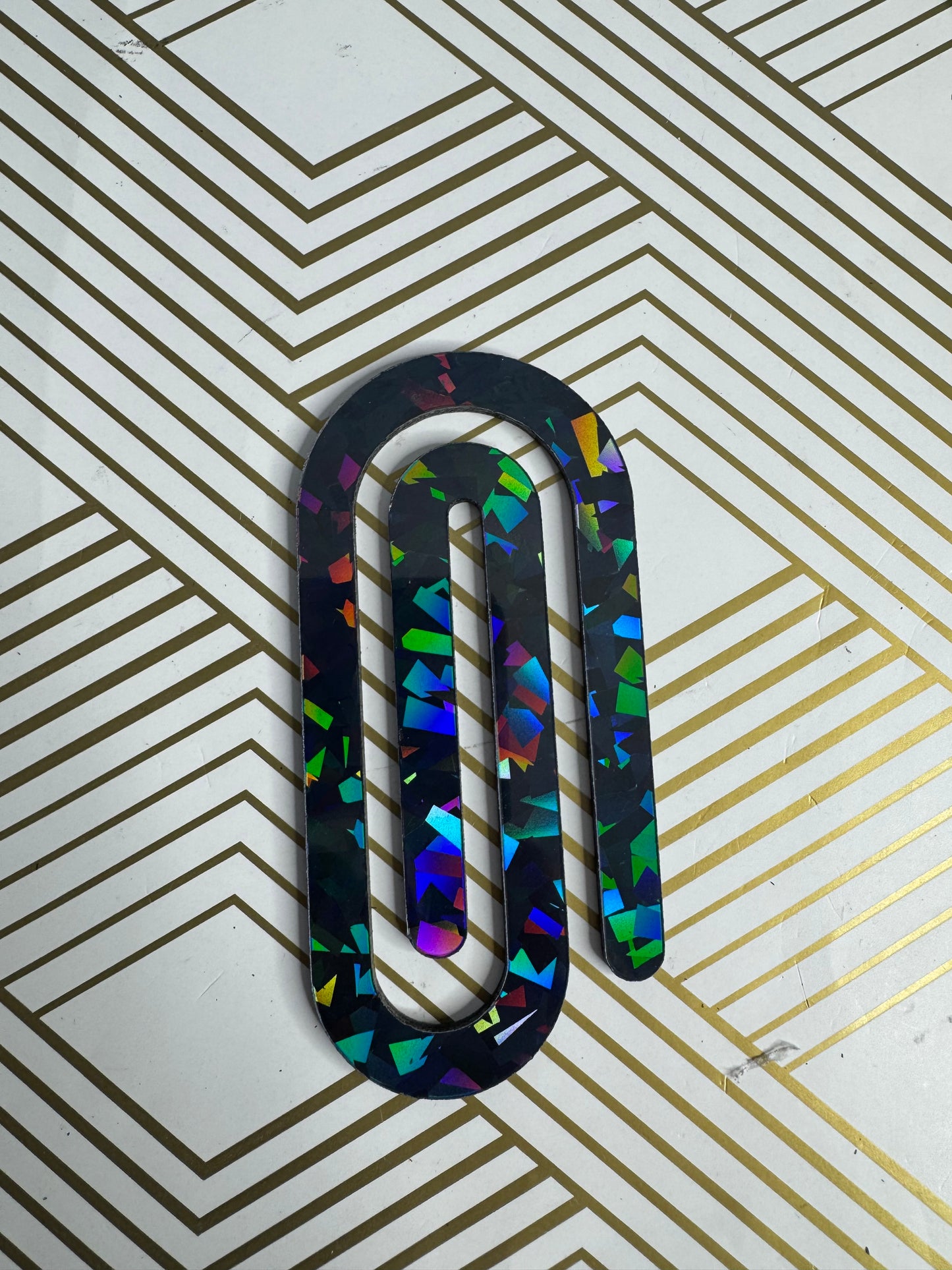 Acrylic jumbo Paperclip Bookmark | Perfect gift for Readers, Teachers and Students a like