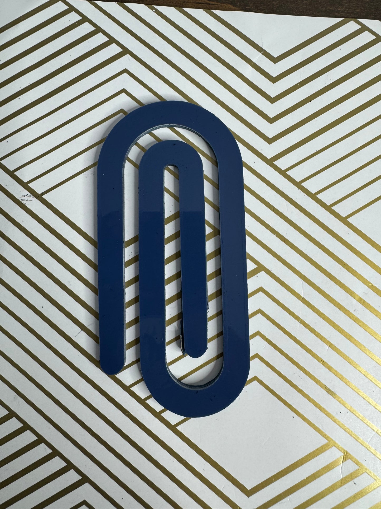 Acrylic jumbo Paperclip Bookmark | Perfect gift for Readers, Teachers and Students a like