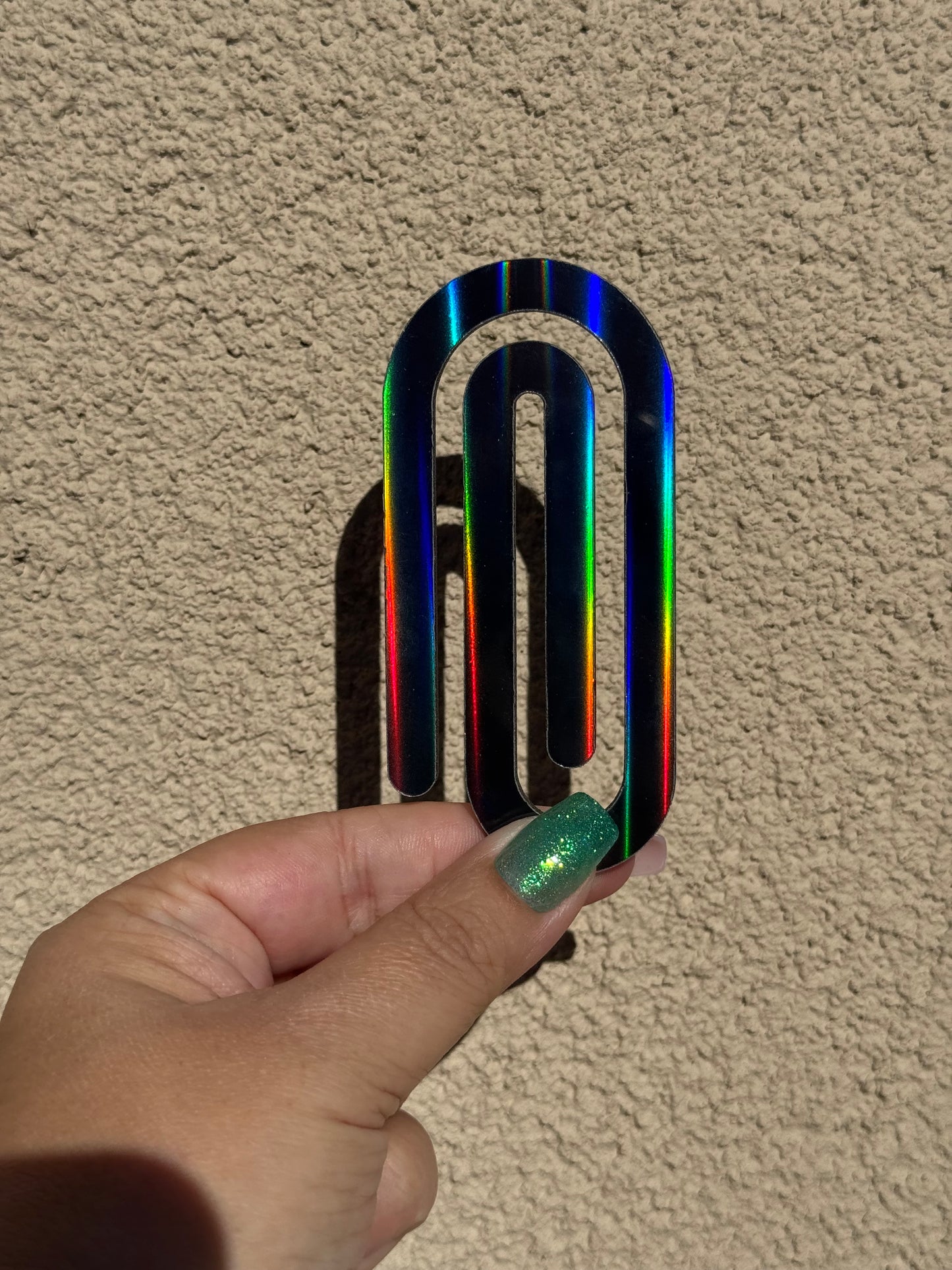 Acrylic jumbo Paperclip Bookmark | Perfect gift for Readers, Teachers and Students a like