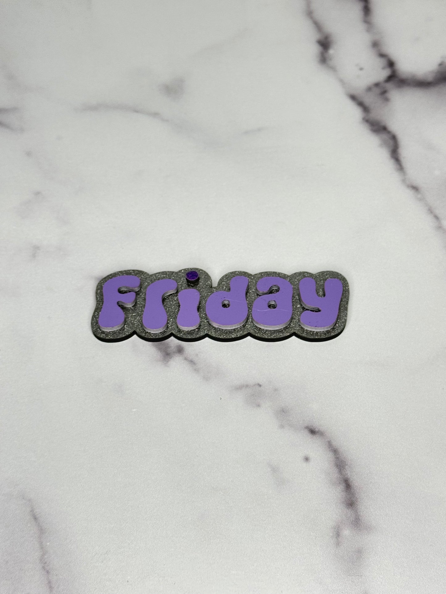 Days of the Week Acrylic Magnets