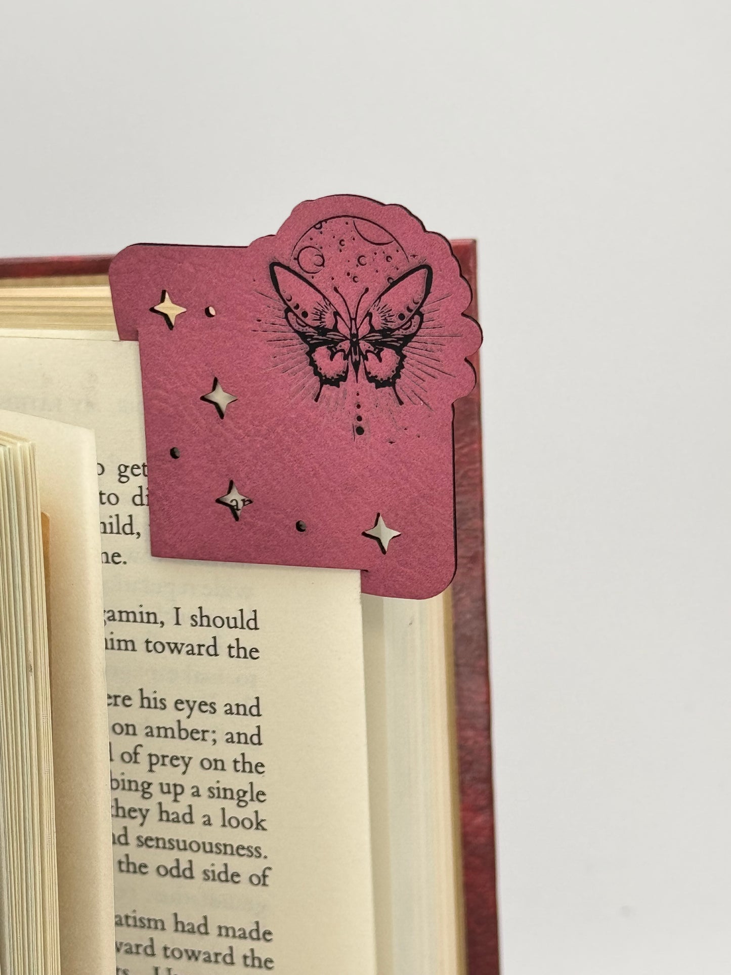 Cute Leatherette Corner Bookmarks