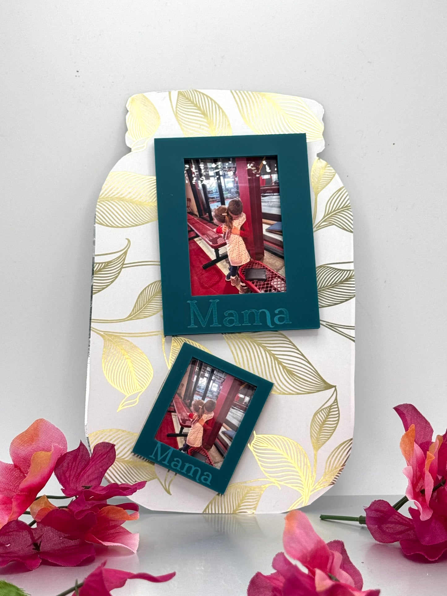 Handmade Acrylic Photo Magnets - Perfect Mother's Day Gift Idea