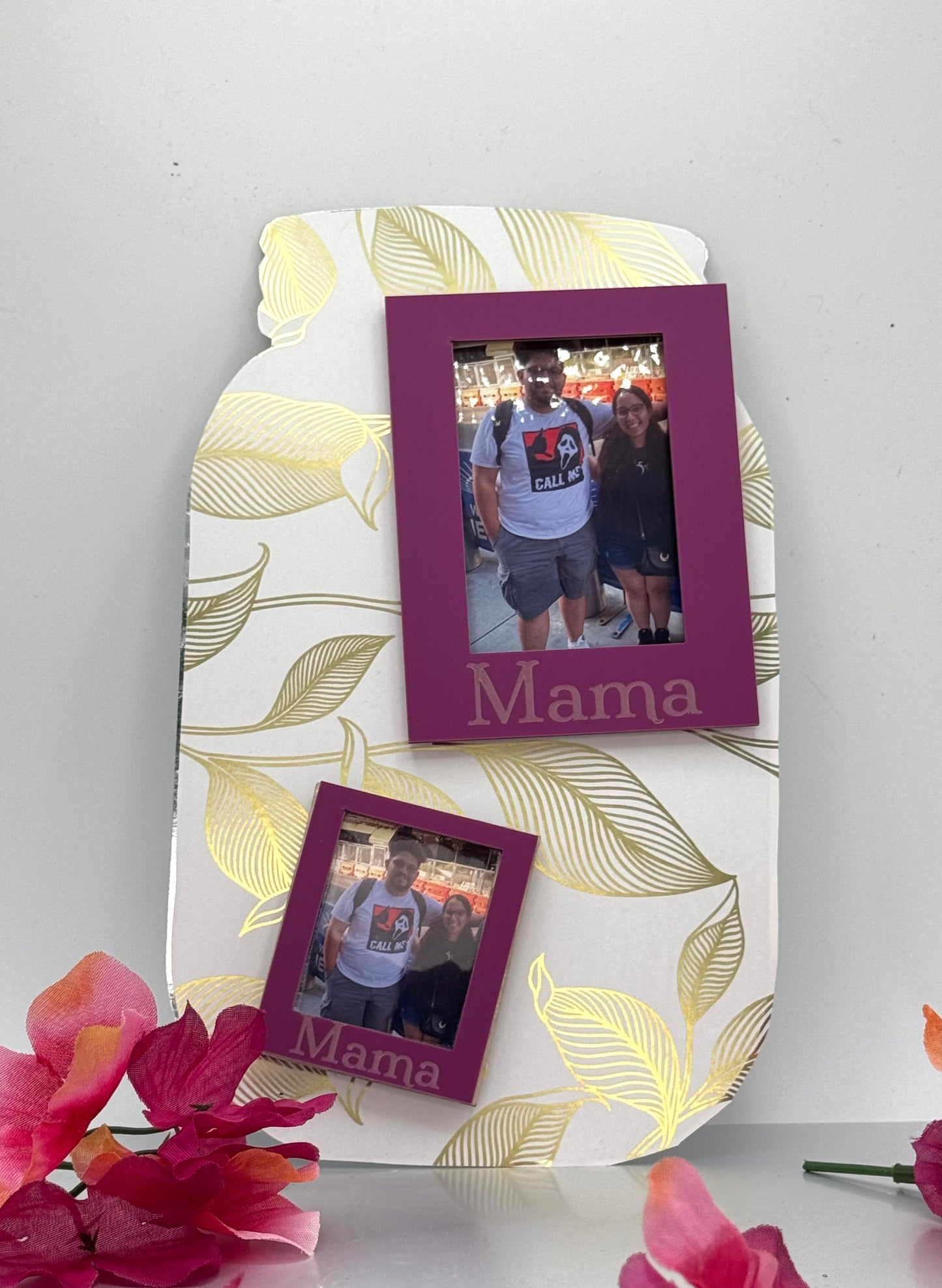 Handmade Acrylic Photo Magnets - Perfect Mother's Day Gift Idea