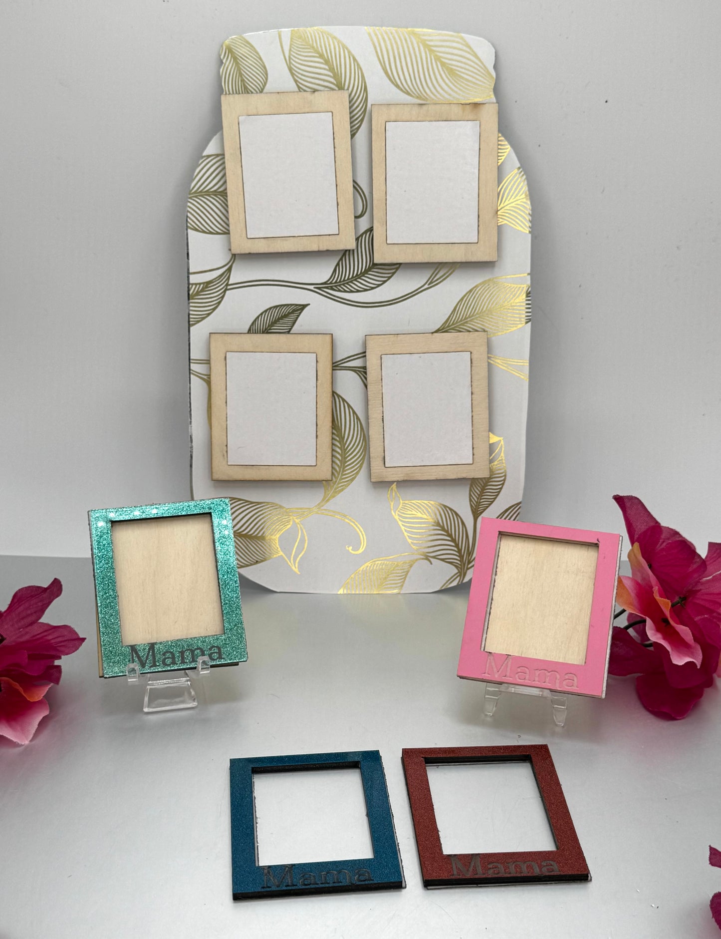 Handmade Acrylic Photo Magnets - Perfect Mother's Day Gift Idea