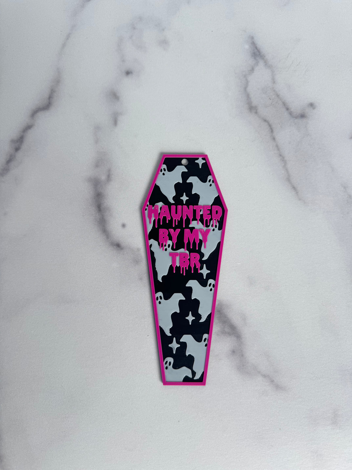 ⚰️ 3D Printed Coffin Bookmark | Gothic Reader Gift | Spooky Book Accessory | Halloween Bookmark