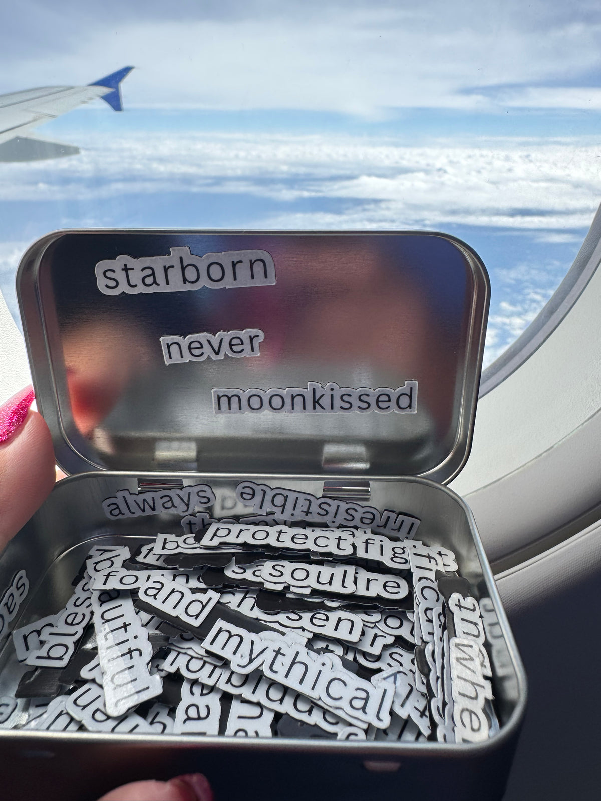 ✨ Pocket Magnetic Poetry Set | Romantasy Edition | 150+ Words | Fantasy Book Lover Gift