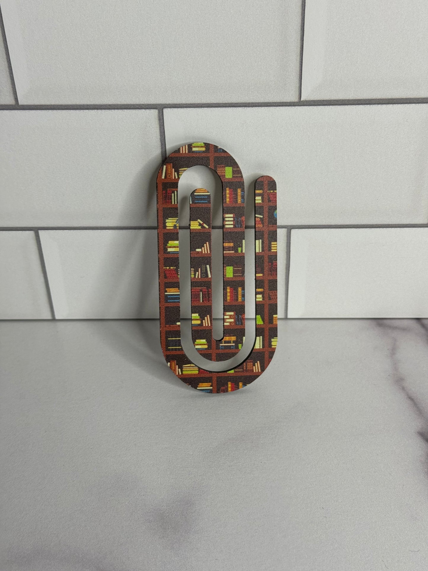 Patterned Acrylic jumbo Paperclip Bookmark | Perfect gift for Readers, Teachers and Students a like (Copy)