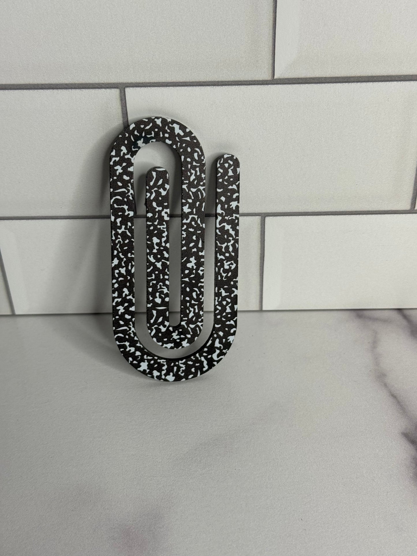 Patterned Acrylic jumbo Paperclip Bookmark | Perfect gift for Readers, Teachers and Students a like (Copy)