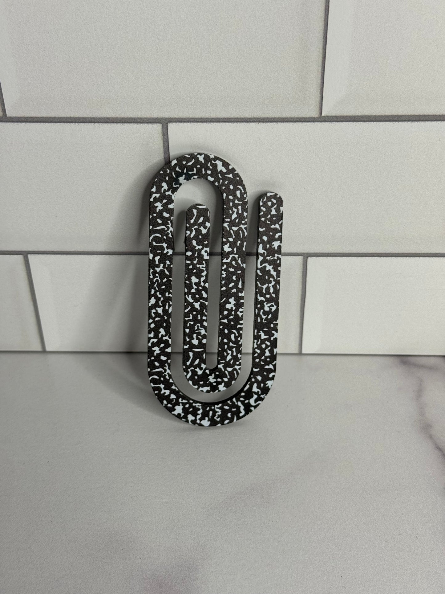 Patterned Acrylic jumbo Paperclip Bookmark | Perfect gift for Readers, Teachers and Students a like (Copy)