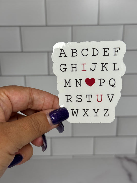 Secret Message in the Alphabet