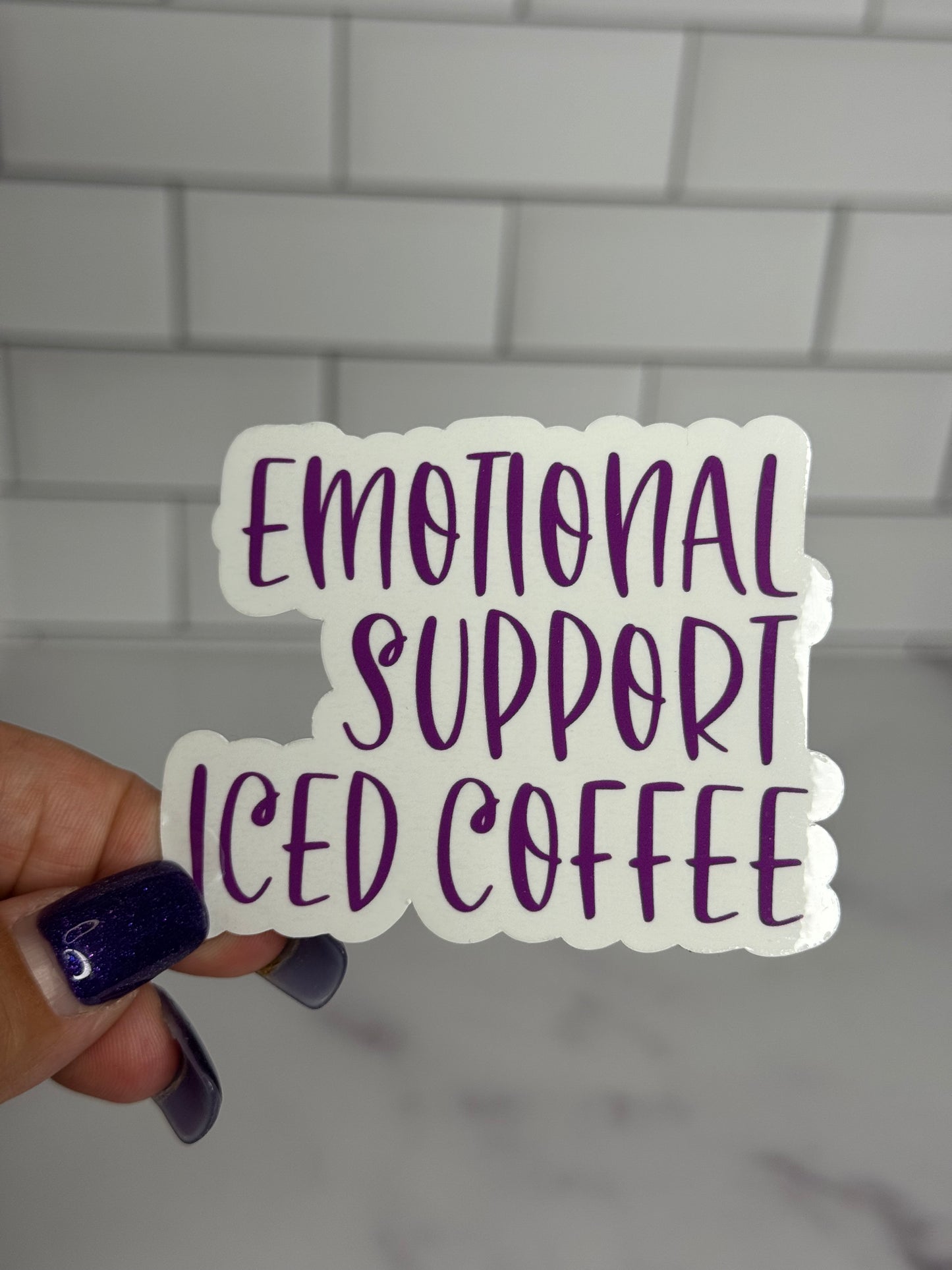 Emotional Support Beverage Vinyl Sticker Set (7 Options)