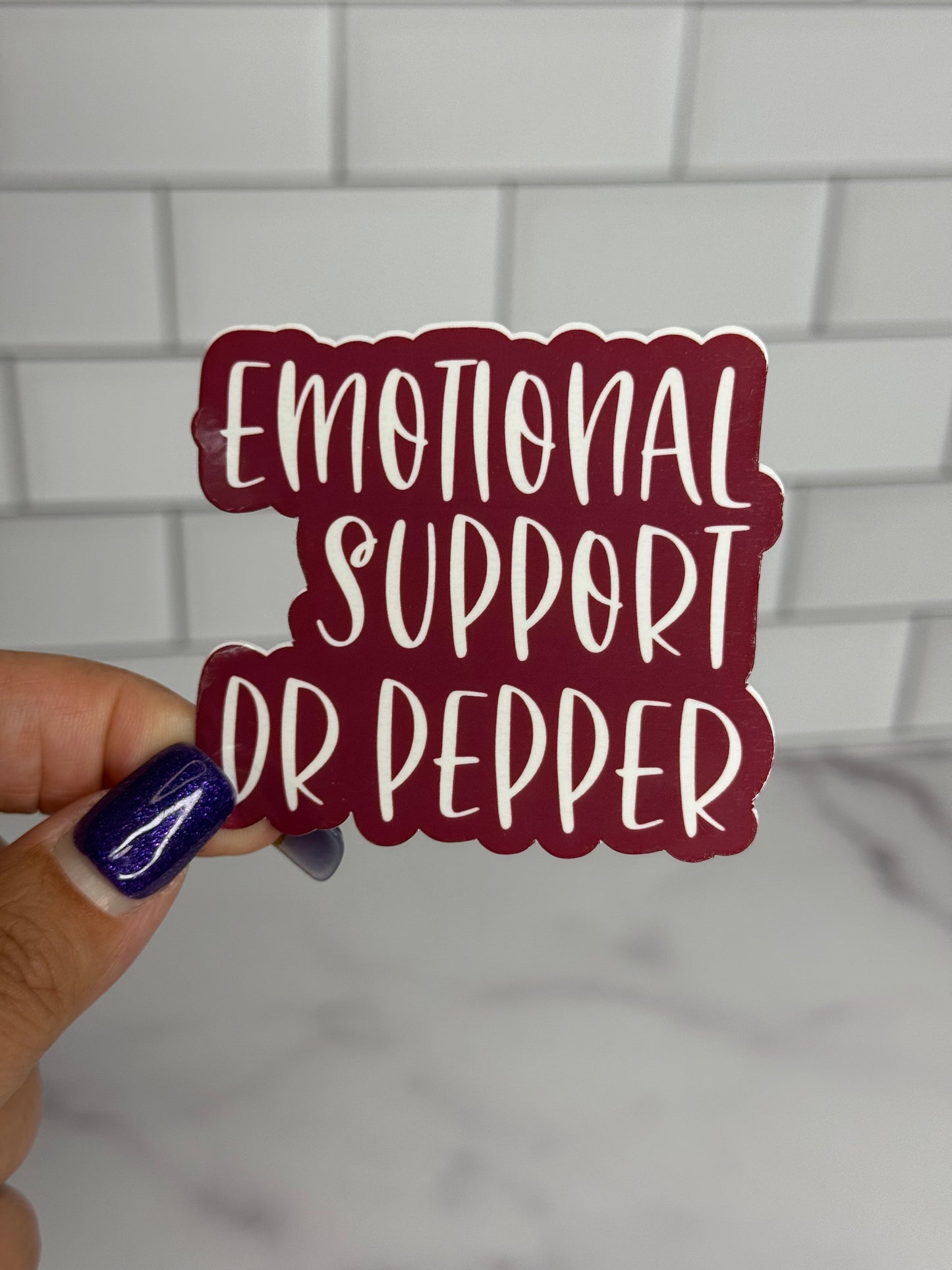 Emotional Support Beverage Vinyl Sticker Set (7 Options)