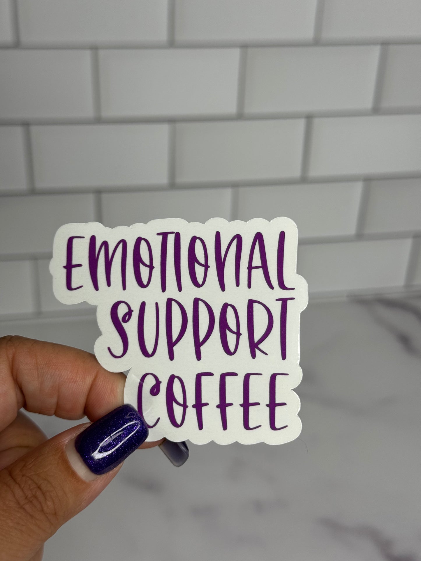 Emotional Support Beverage Vinyl Sticker Set (7 Options)