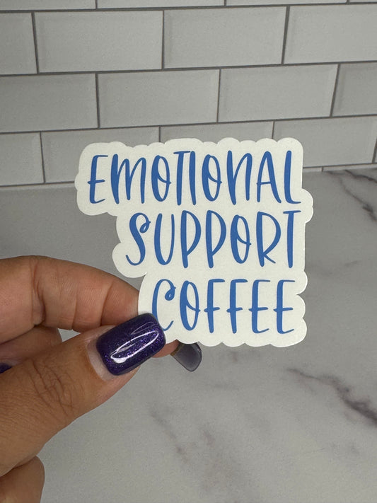 Emotional Support Beverage Vinyl Sticker Set (7 Options)