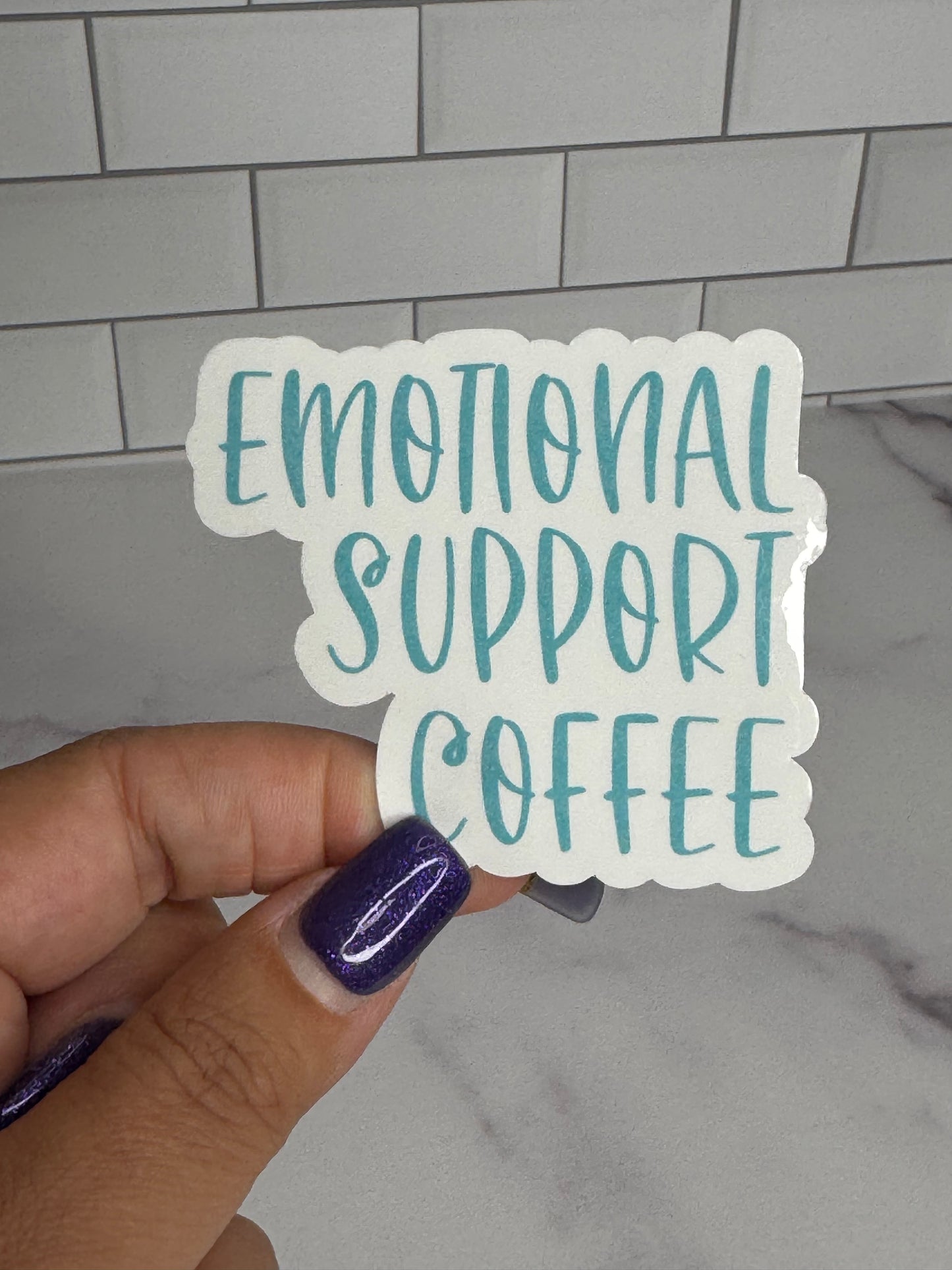 Emotional Support Beverage Vinyl Sticker Set (7 Options)