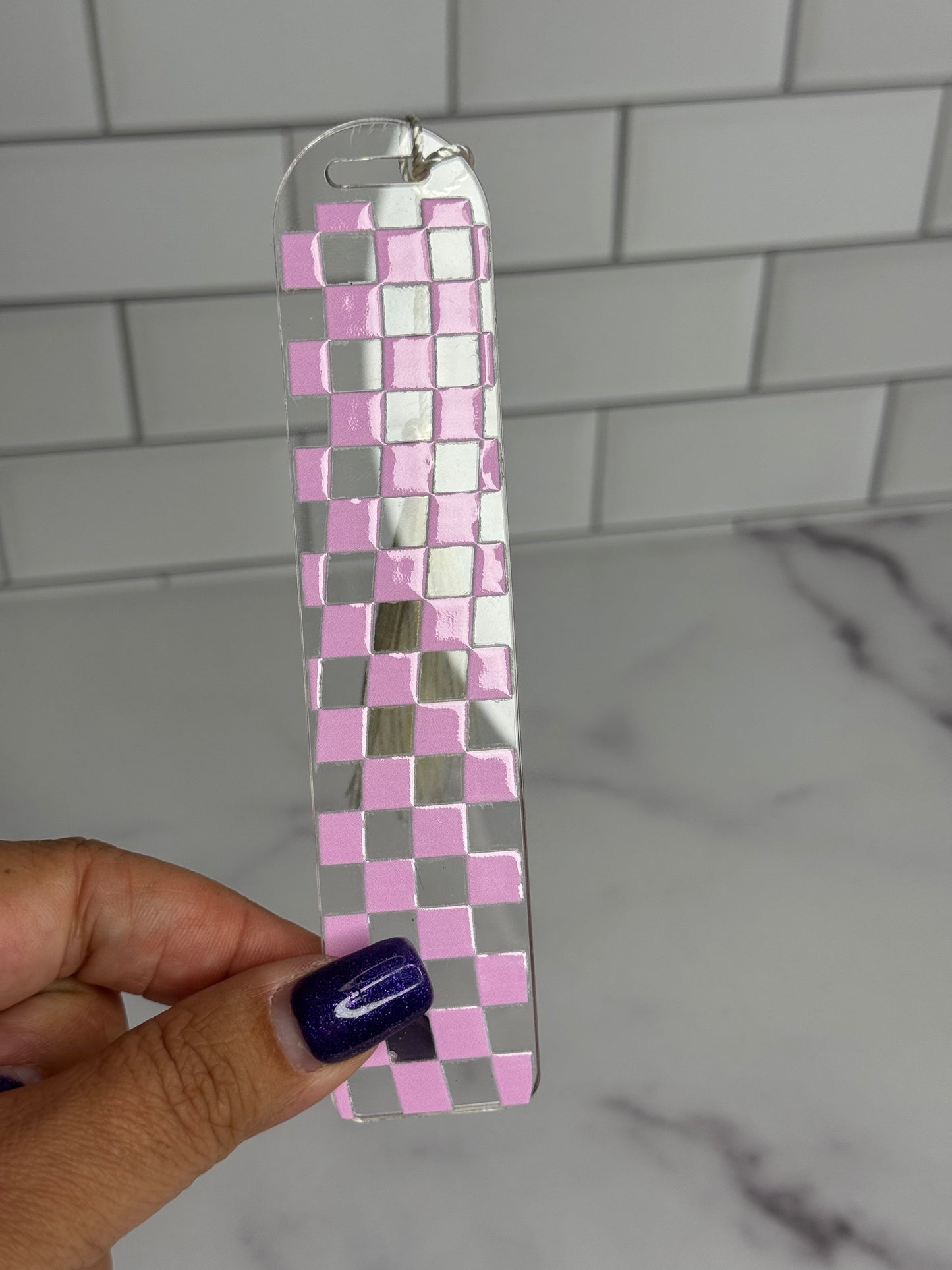 Colorful Acrylic Bookmark with Ribbon or Tassel