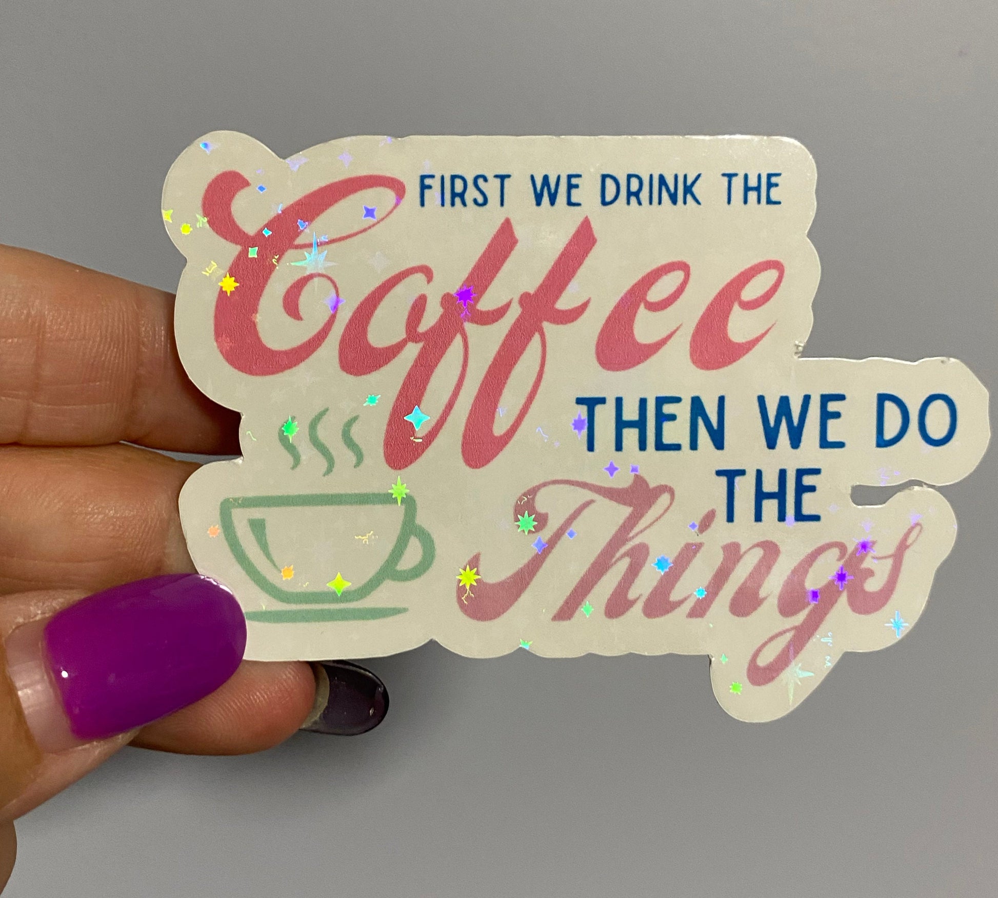 Coffee Lover Delight | Vinyl Sticker