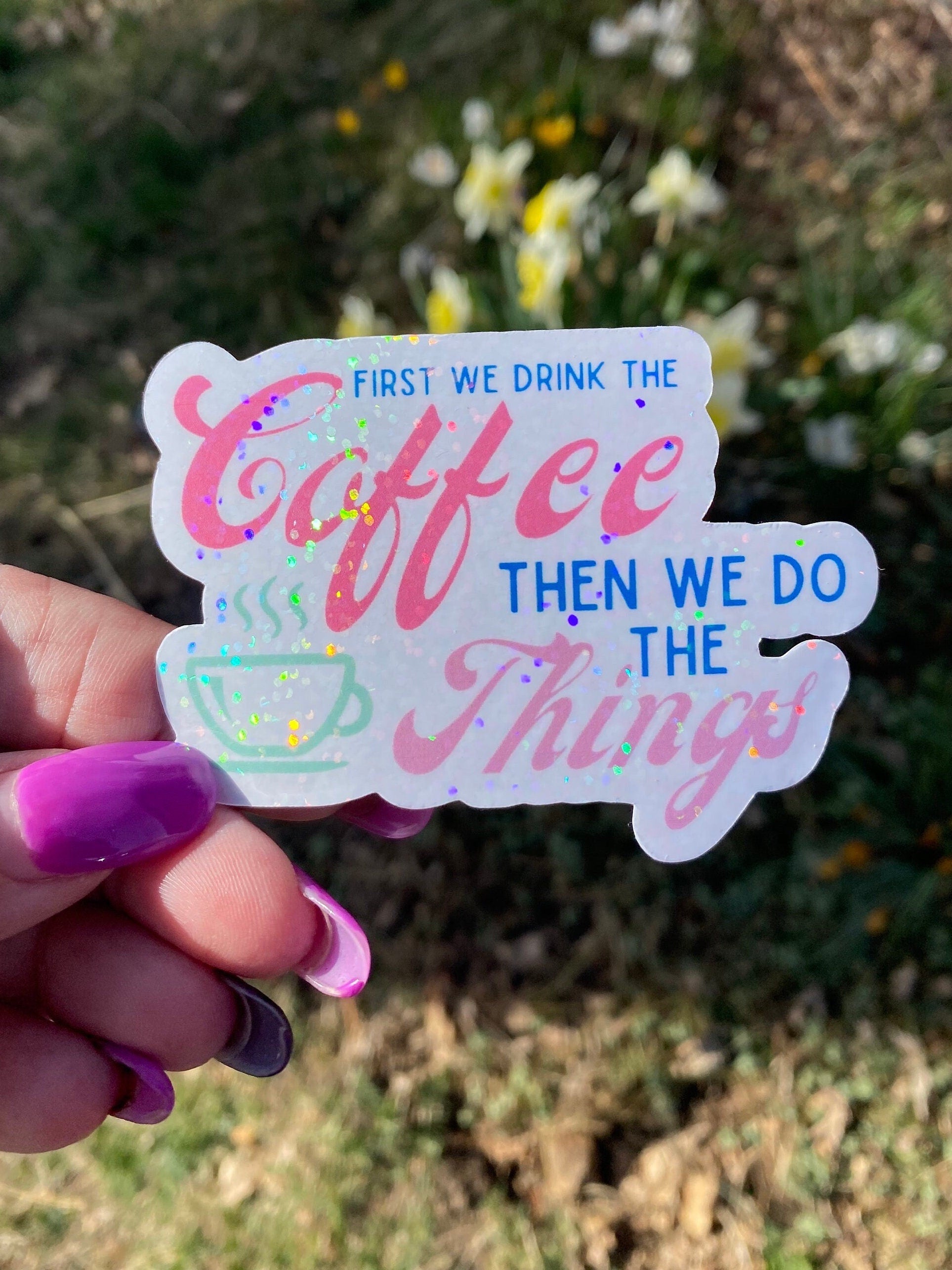 Coffee Lover Delight | Vinyl Sticker