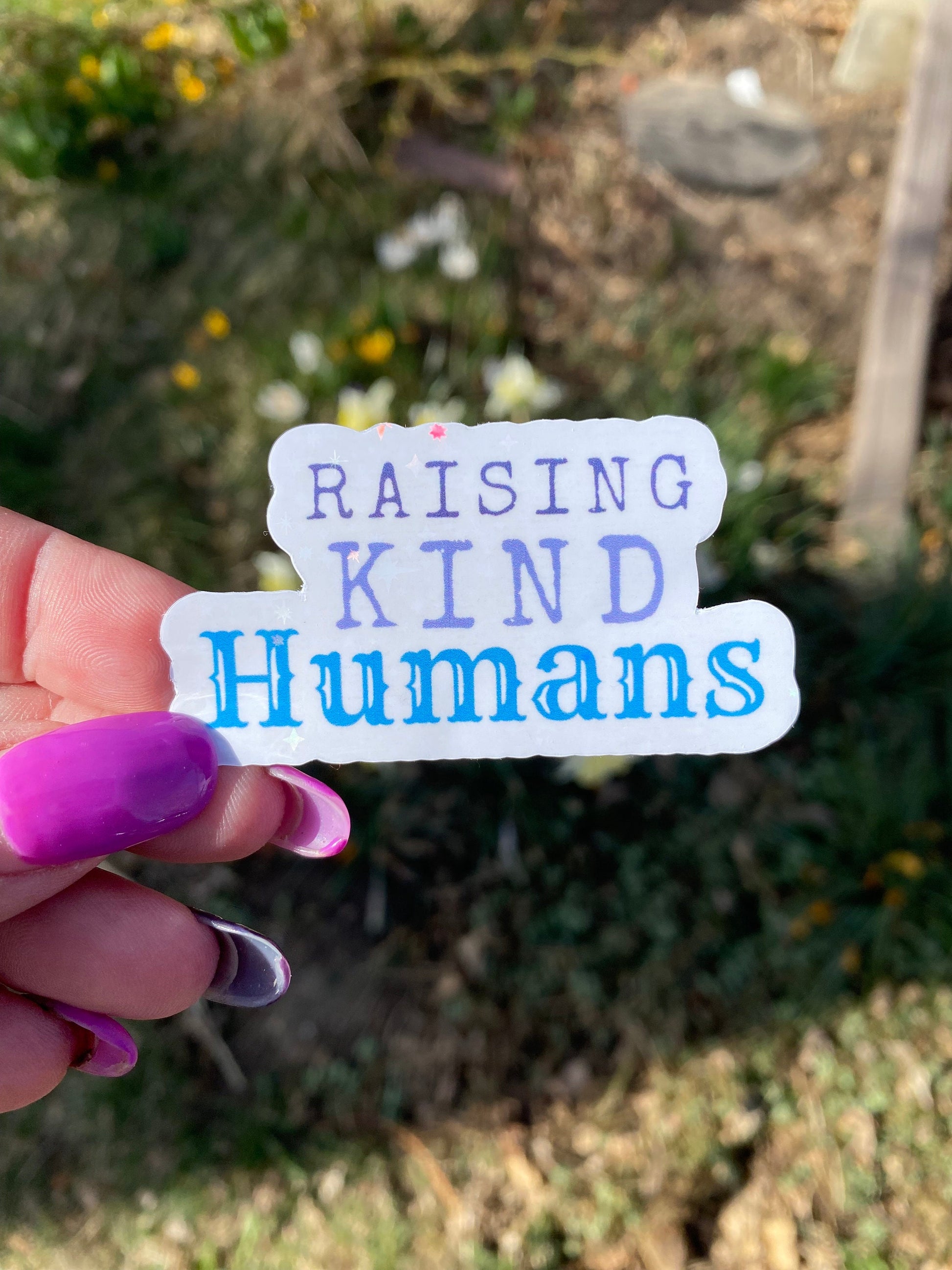 Raising Kind Humans | Mom stickers