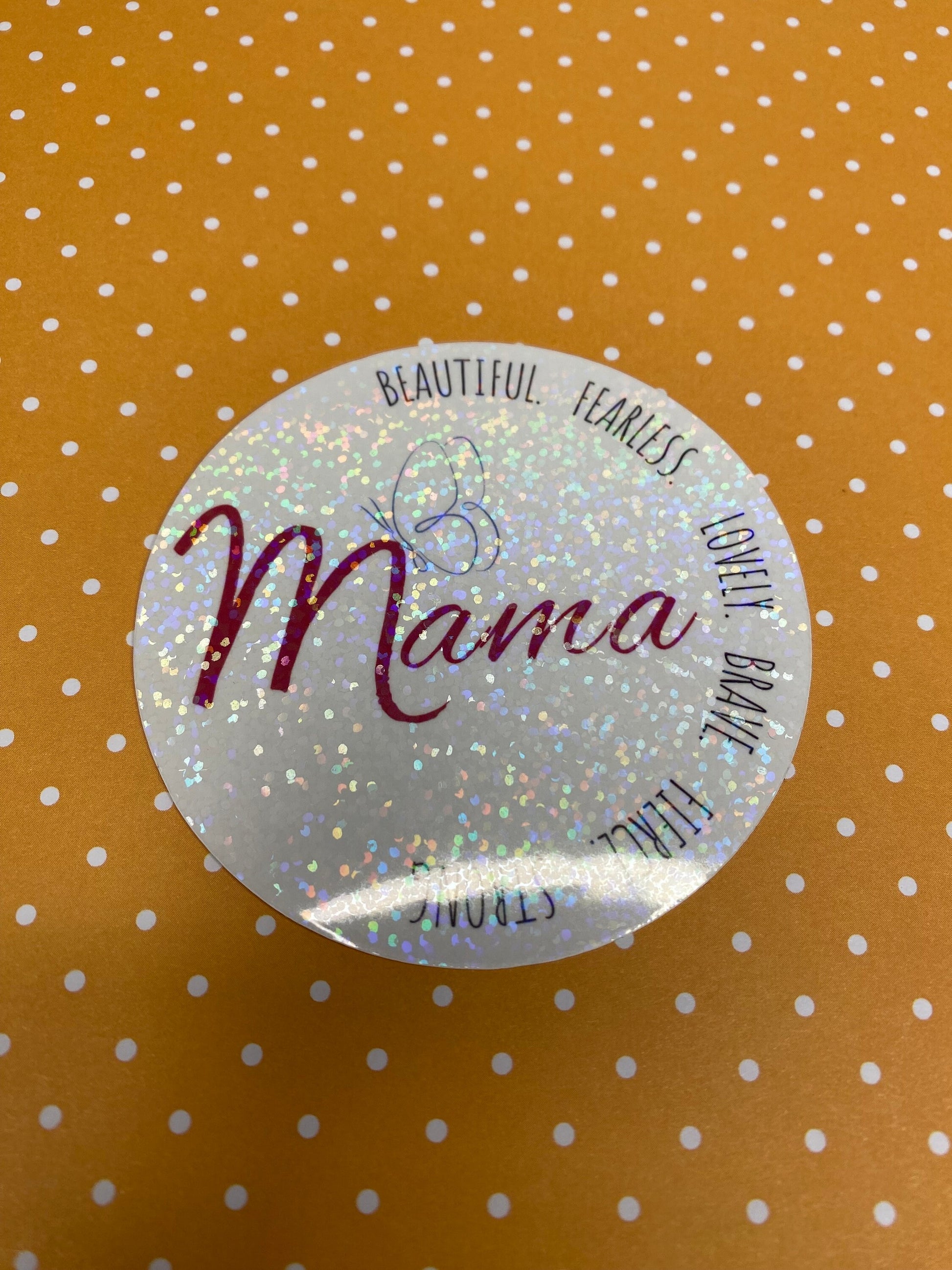 Mama Attributes | Mom Sticker