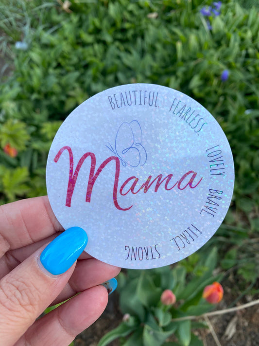 Mama Attributes | Mom Sticker