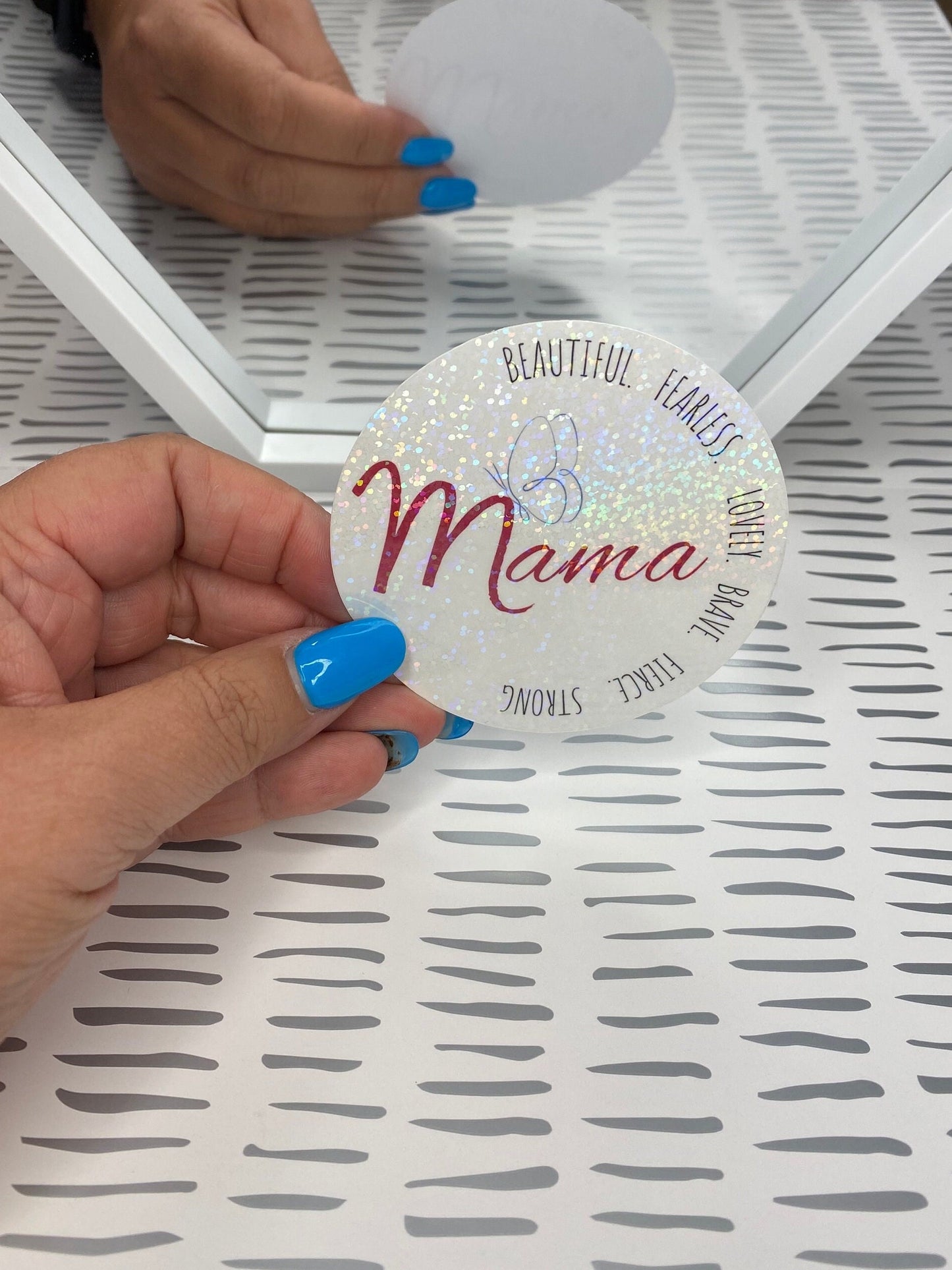 Mama Attributes | Mom Sticker