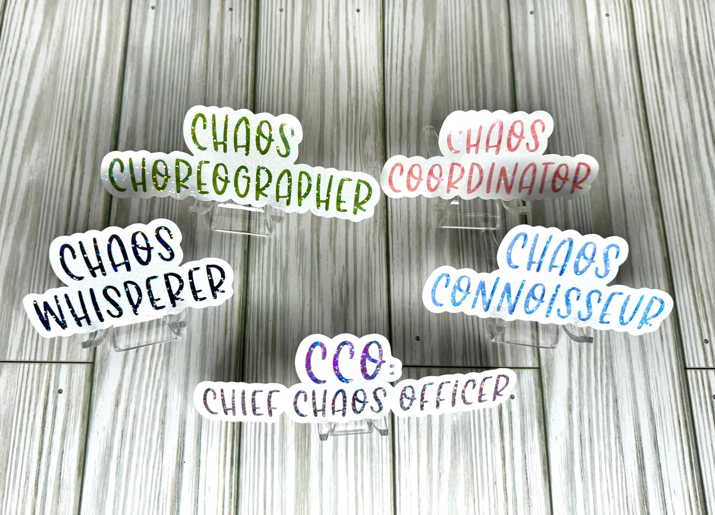 Chaos Choreographer Vinyl Sticker - Sassy Yet Chic Decal for Your Laptop or Water Bottle