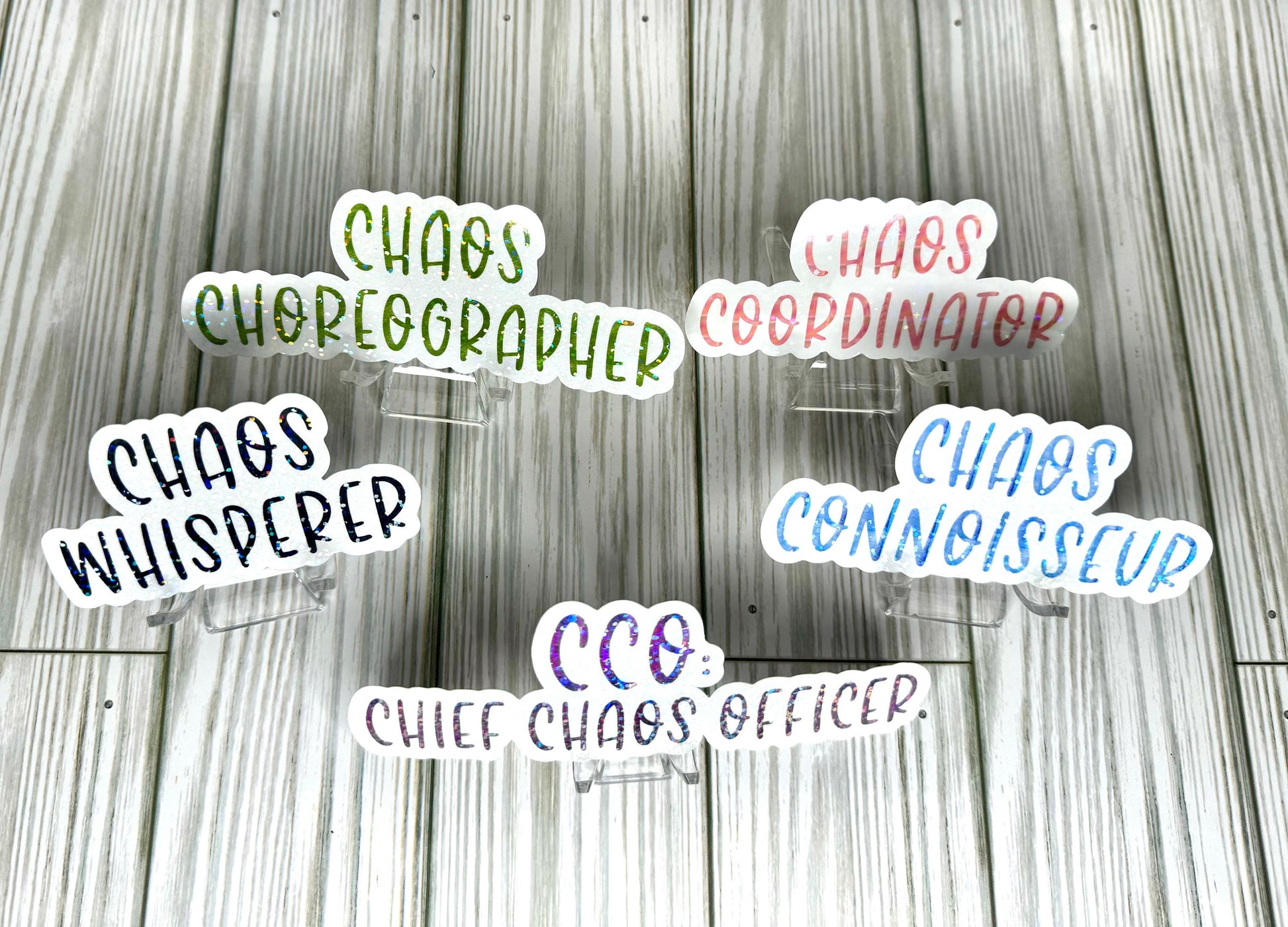 Chaos Choreographer Vinyl Sticker - Sassy Yet Chic Decal for Your Laptop or Water Bottle
