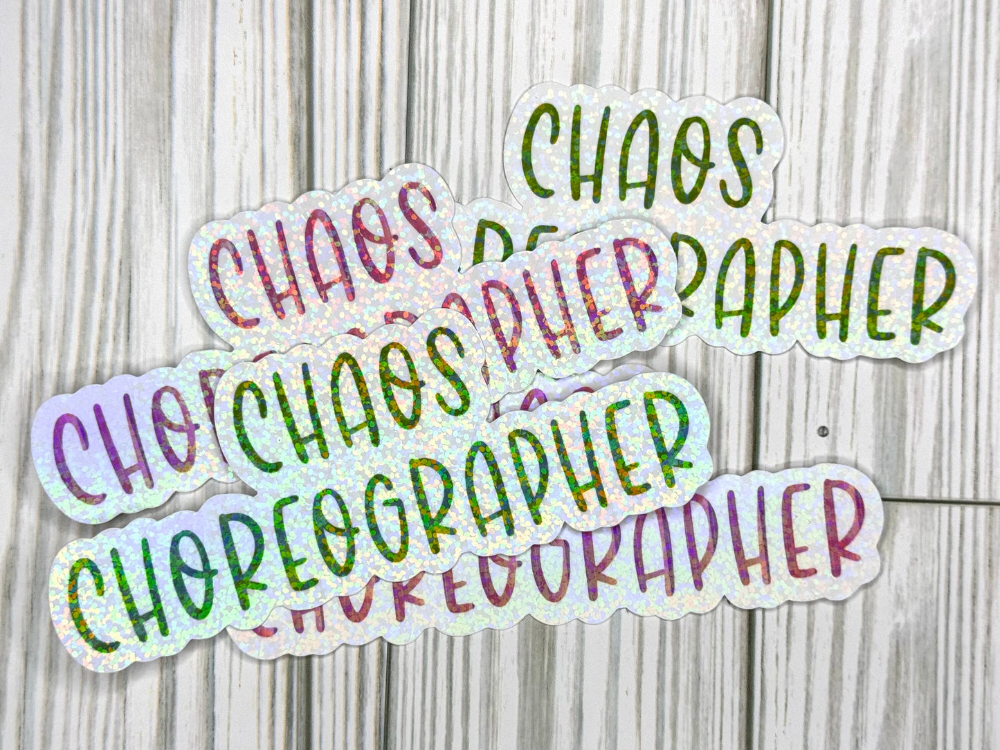Chaos Choreographer Vinyl Sticker - Sassy Yet Chic Decal for Your Laptop or Water Bottle