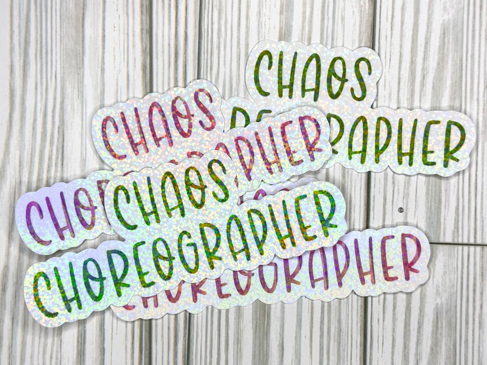Chaos Choreographer Vinyl Sticker - Sassy Yet Chic Decal for Your Laptop or Water Bottle